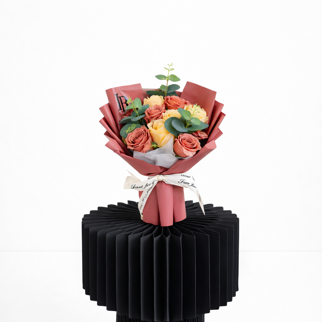 Champagne Rose Posy