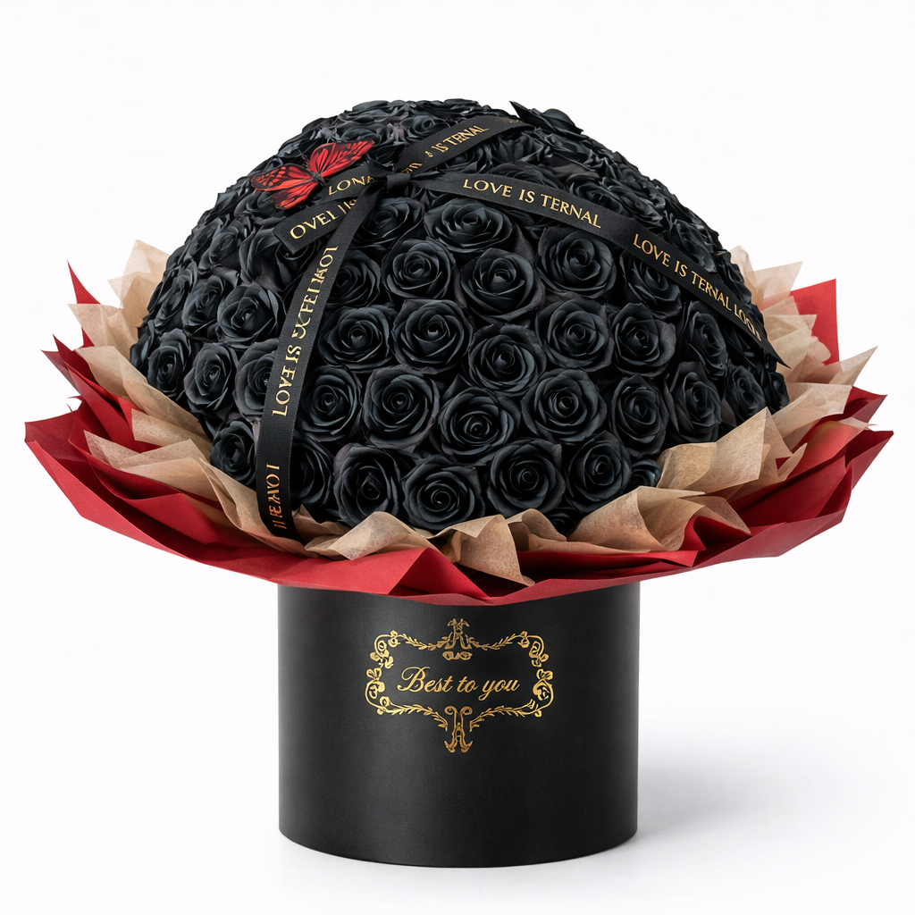 Midnight Royale 200 Roses