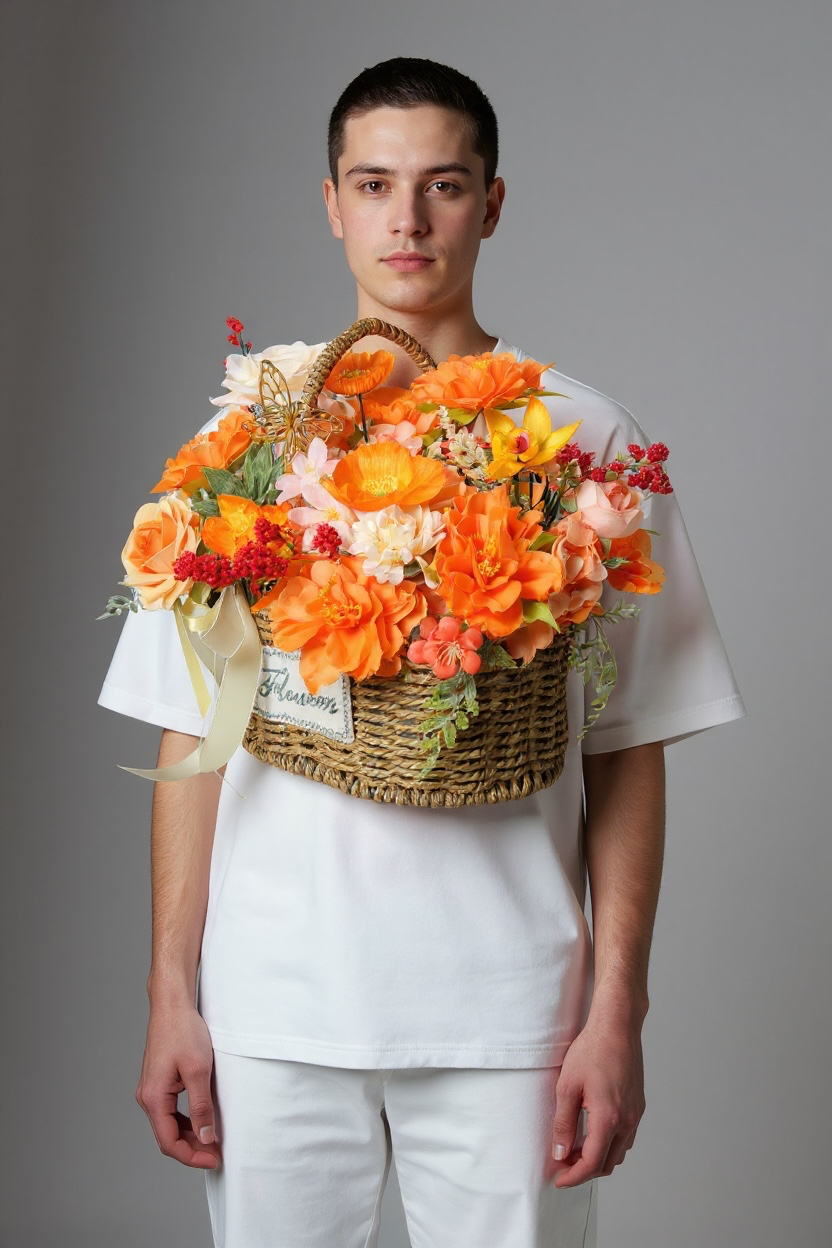 Blossom Butterfly Basket