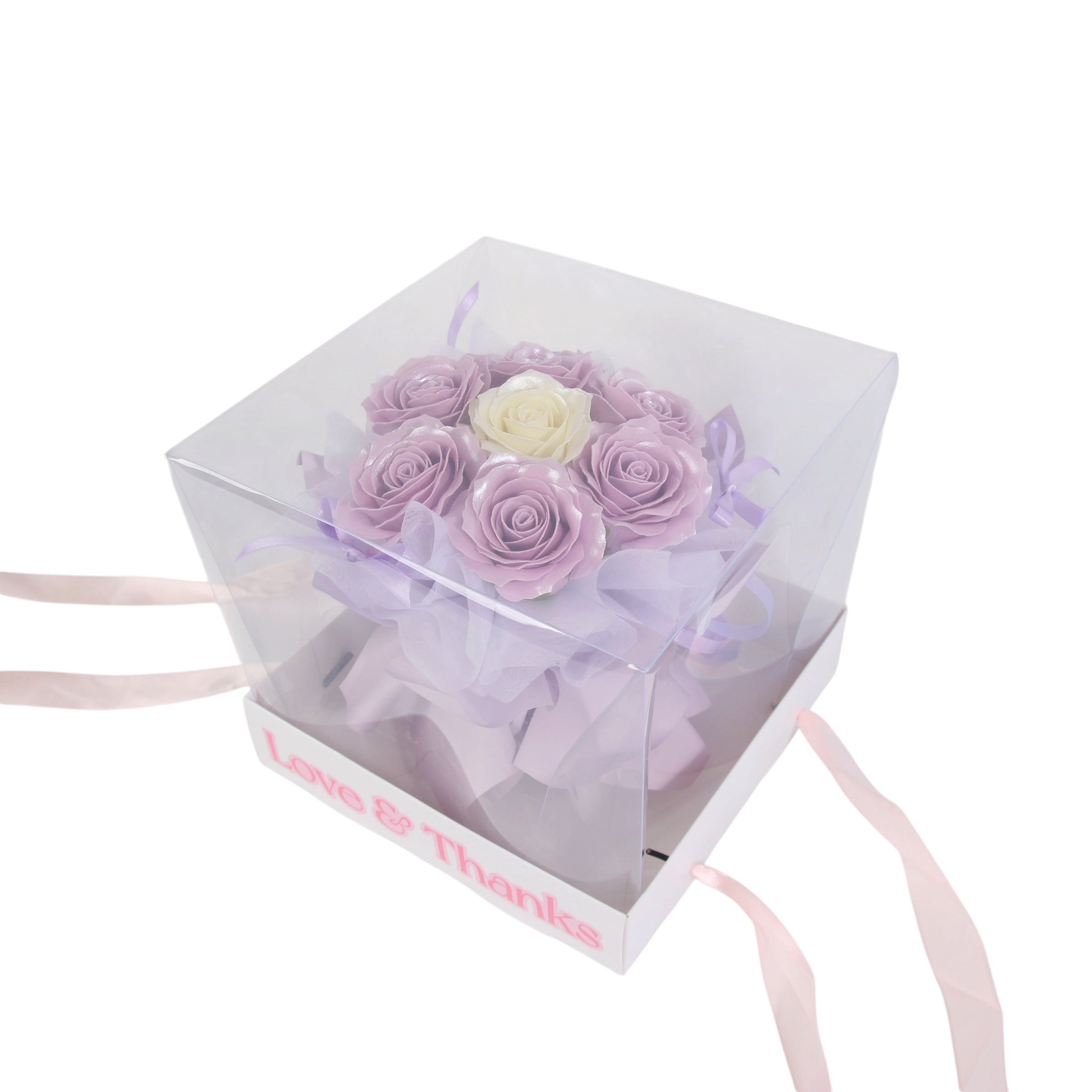 Lavender Grace Rose Gift Box