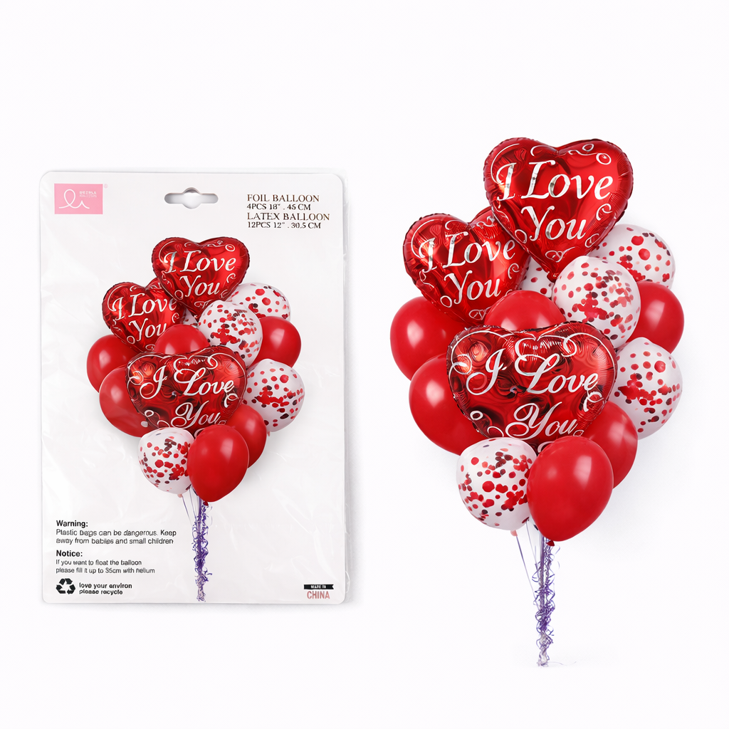 Forever love 16 balloon Bouquet
