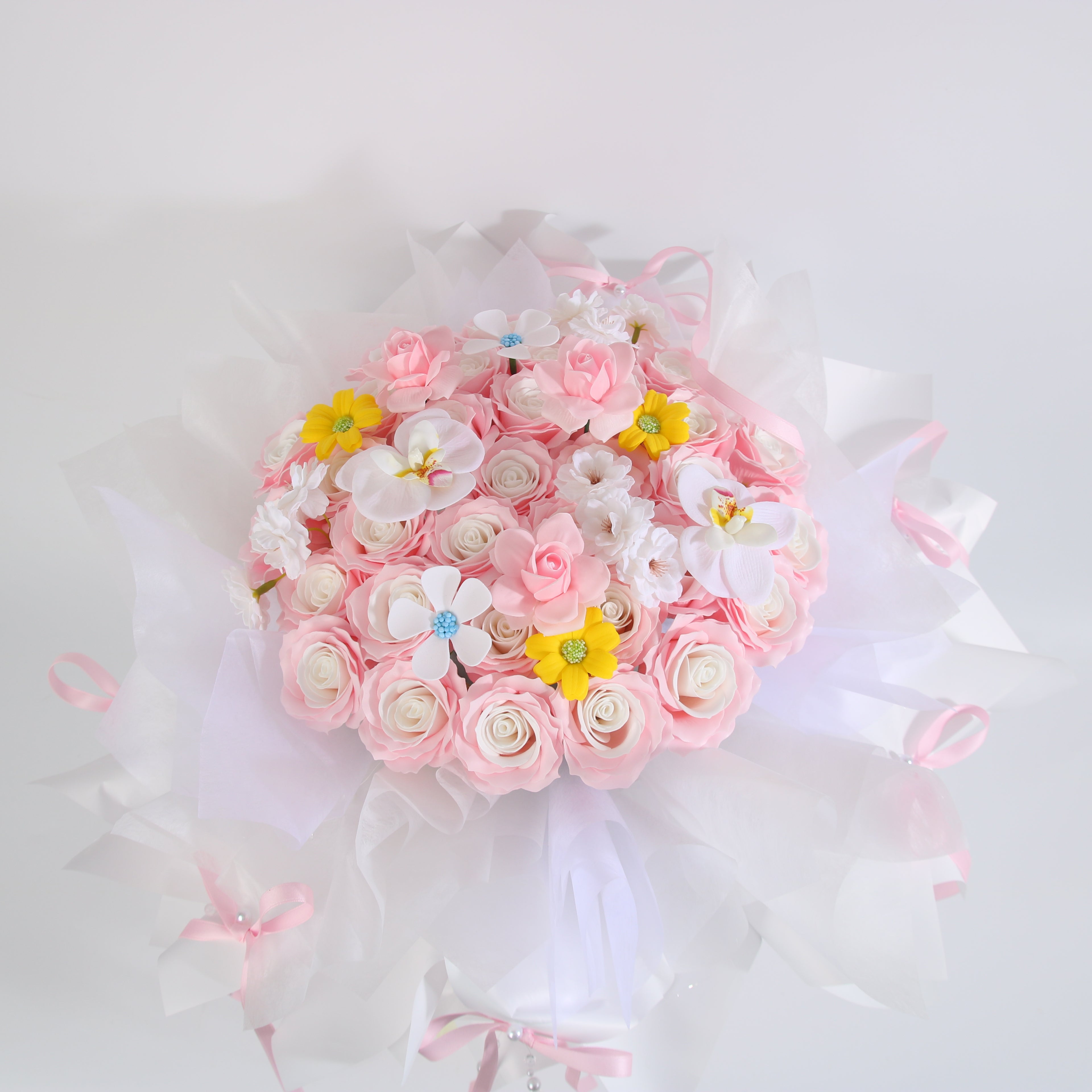 Blush Elegance Rose Bouquet
