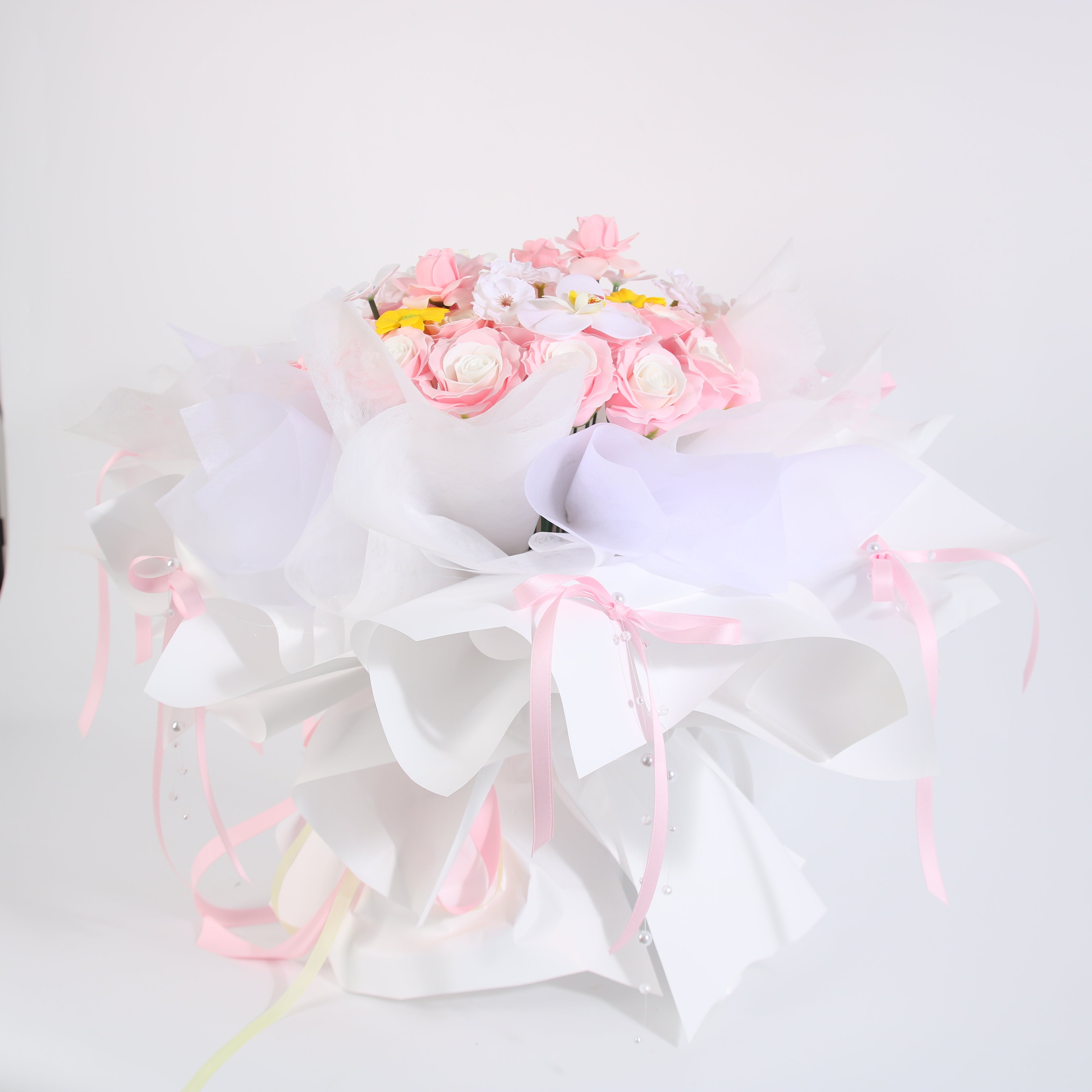 Blush Elegance Rose Bouquet