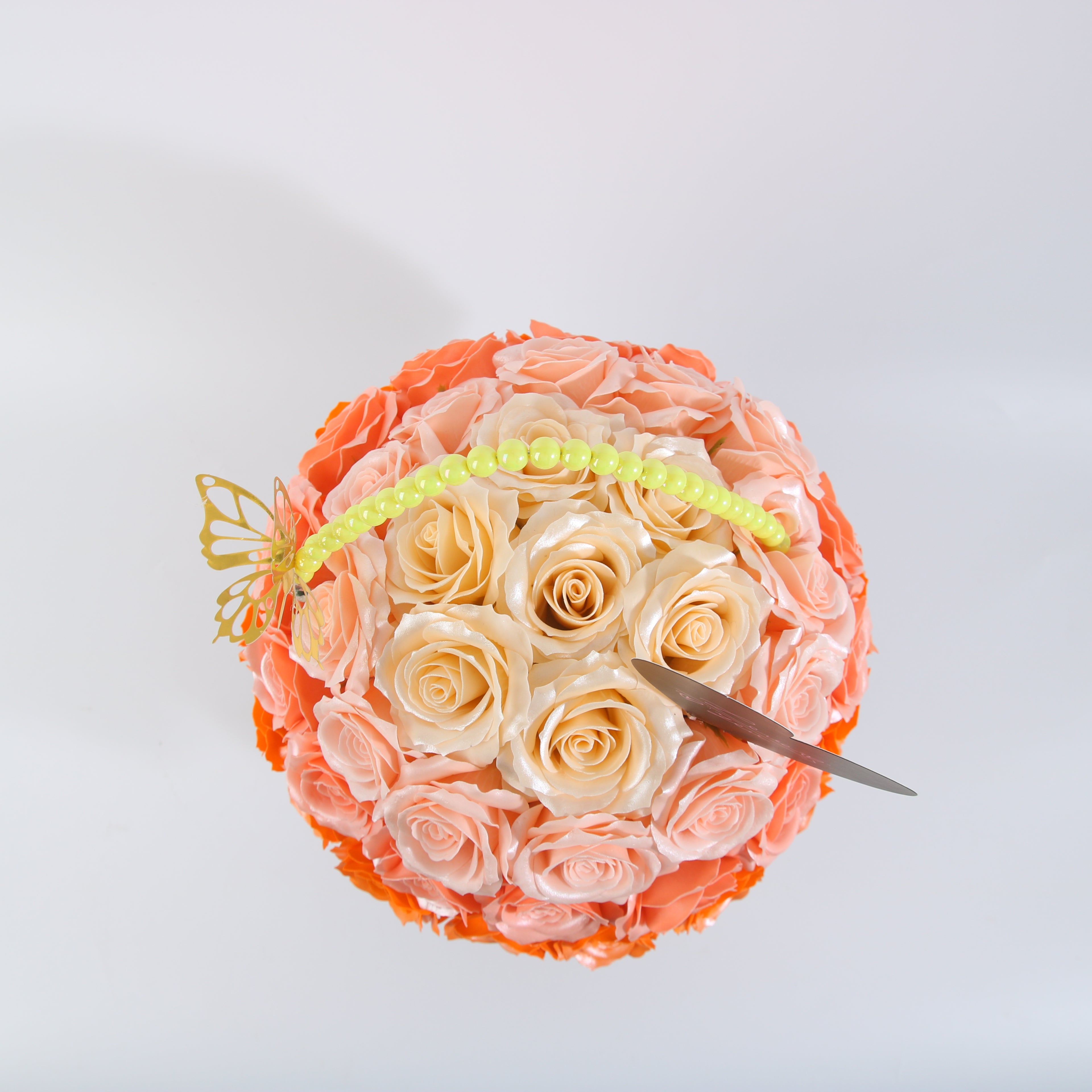 Peach Sunset Rose Luxury Box