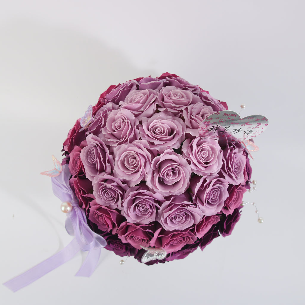 Lavender Ombre Rose Luxury Box