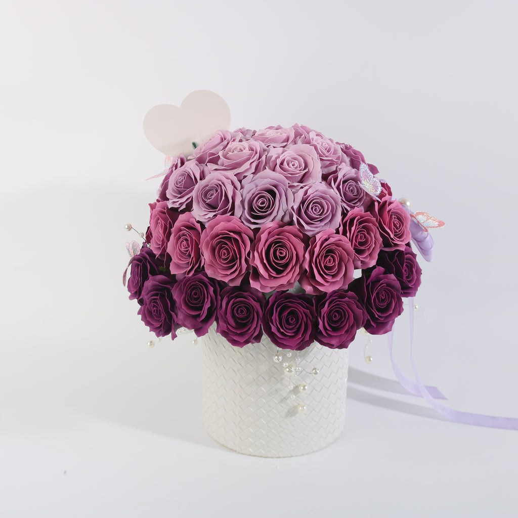 Lavender Ombre Rose Luxury Box