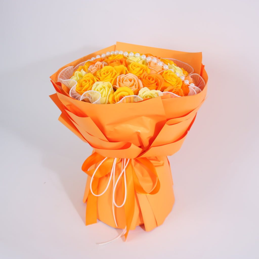 Sunset Rose Bouquet