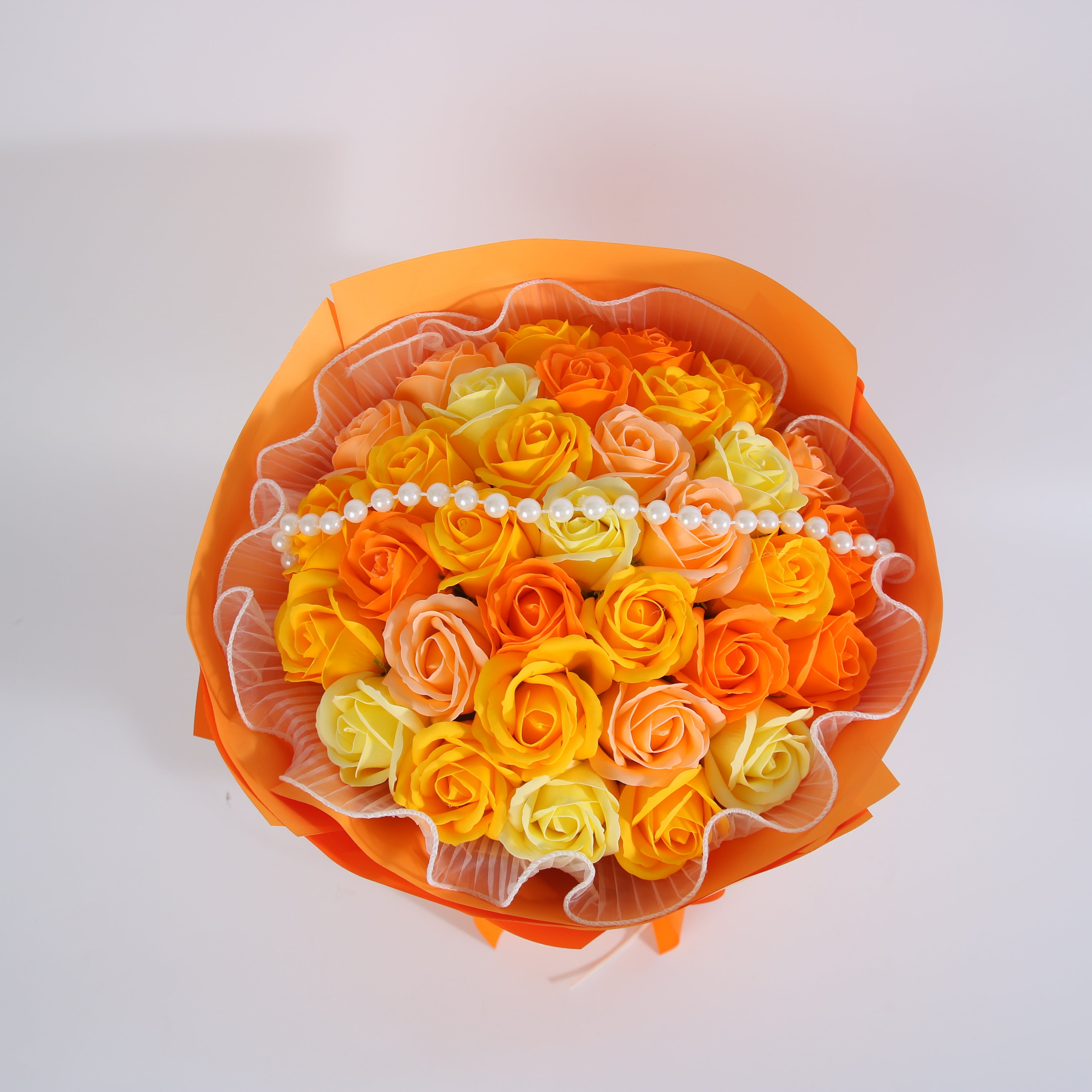 Sunset Rose Bouquet