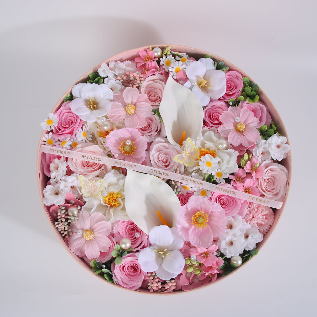 Pink Butterfly Garden Flower Box
