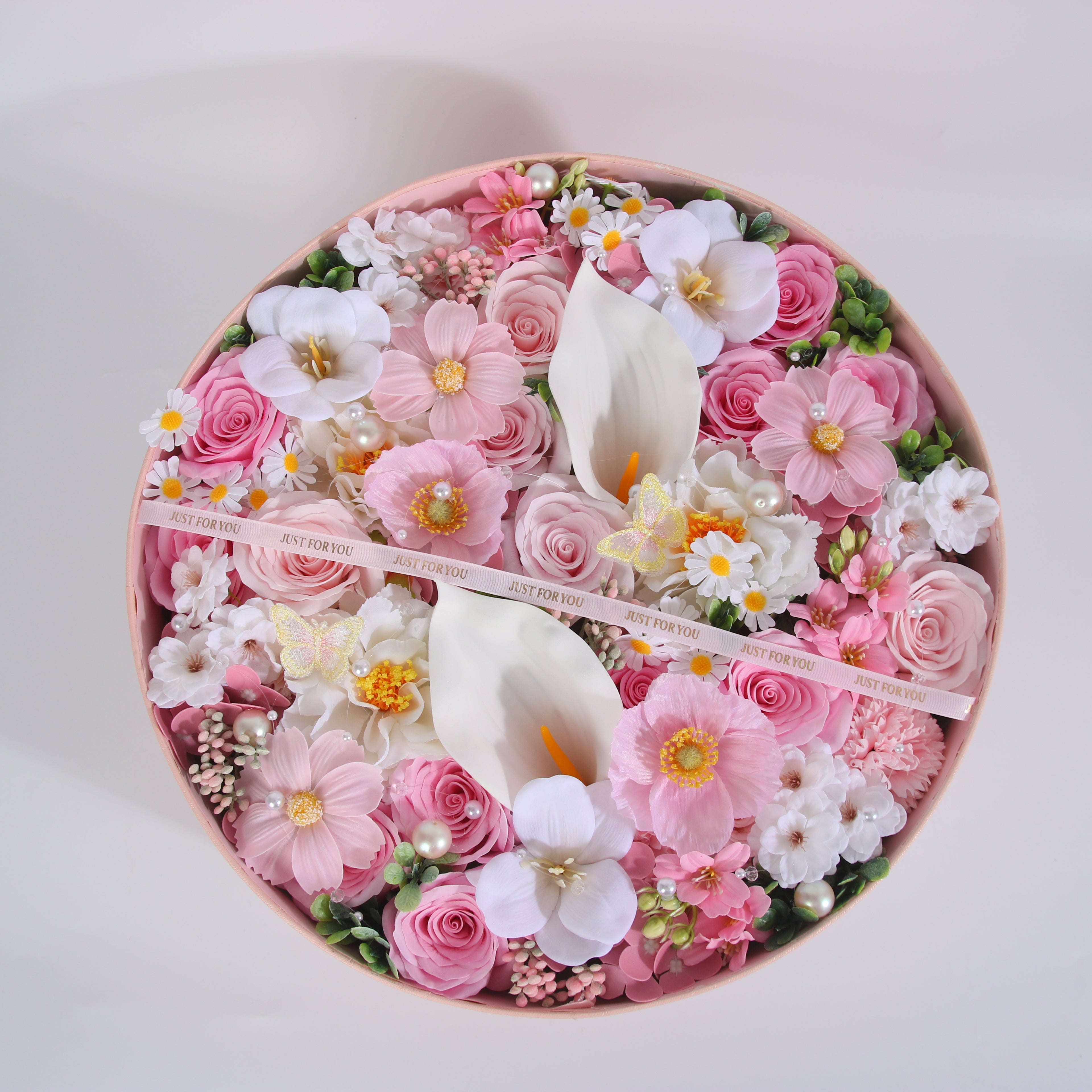 Pink Butterfly Garden Flower Box