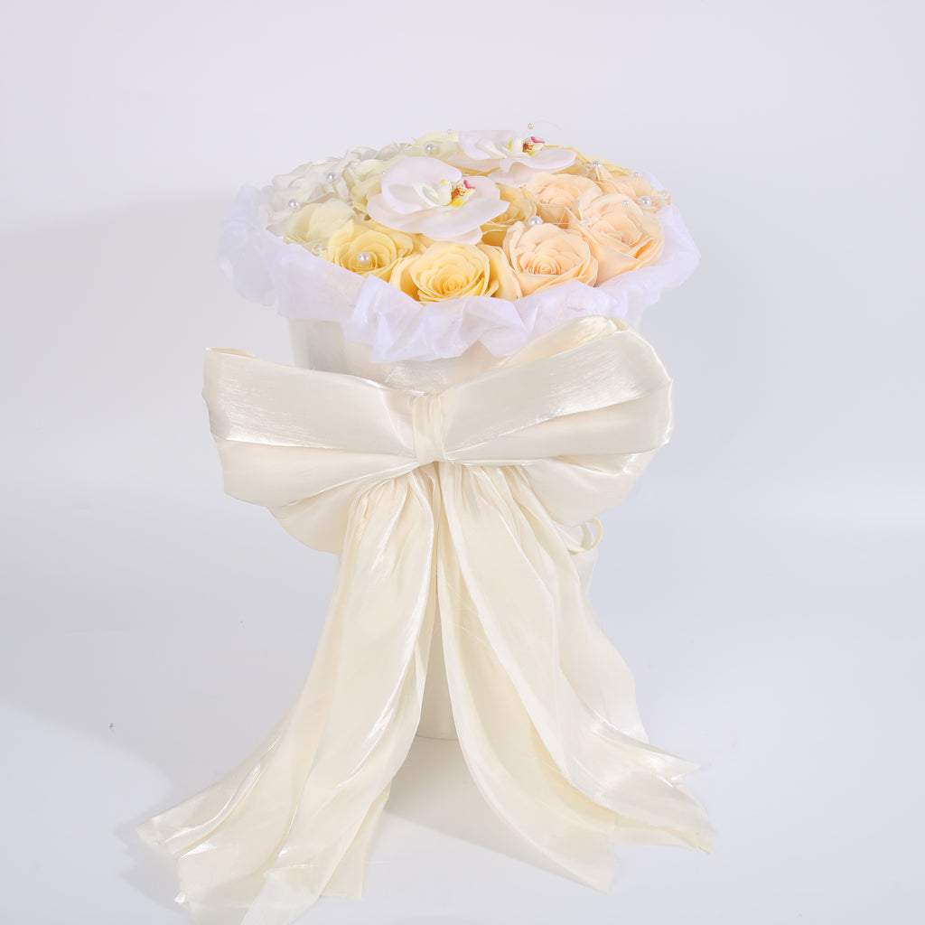 Ivory Rose & Orchid Gift Box