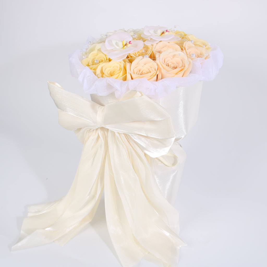 Ivory Rose & Orchid Gift Box