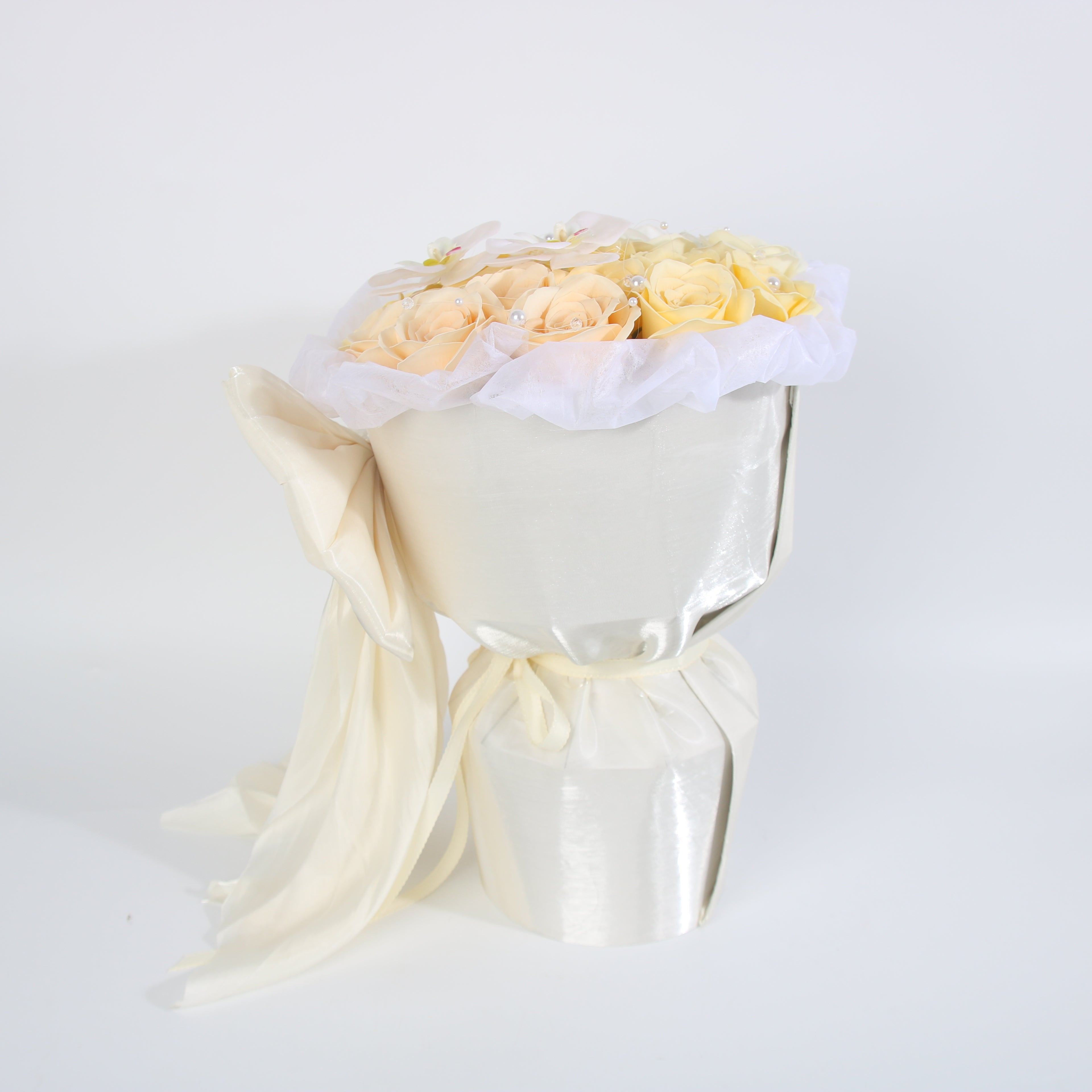 Ivory Rose & Orchid Gift Box
