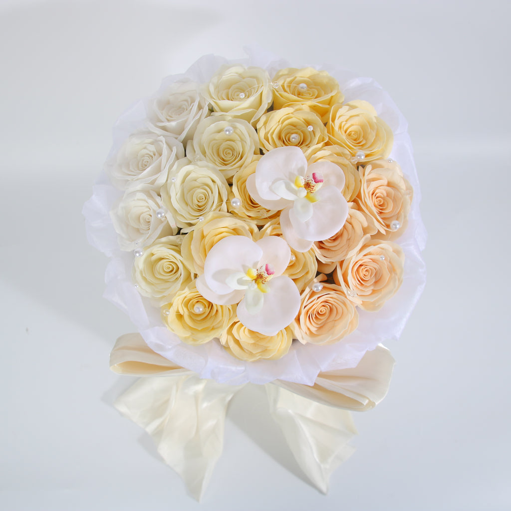Ivory Rose & Orchid Gift Box