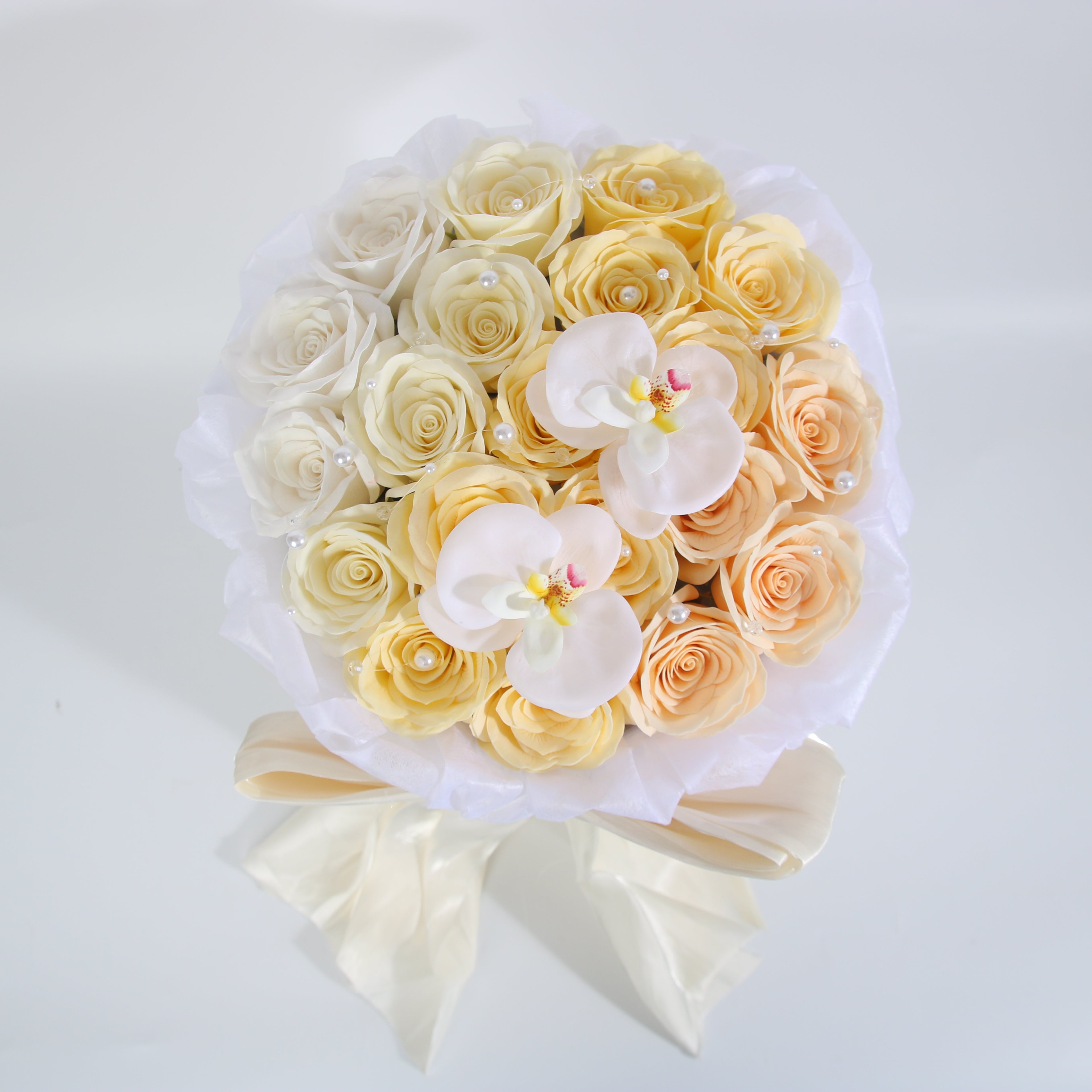 Ivory Rose & Orchid Gift Box
