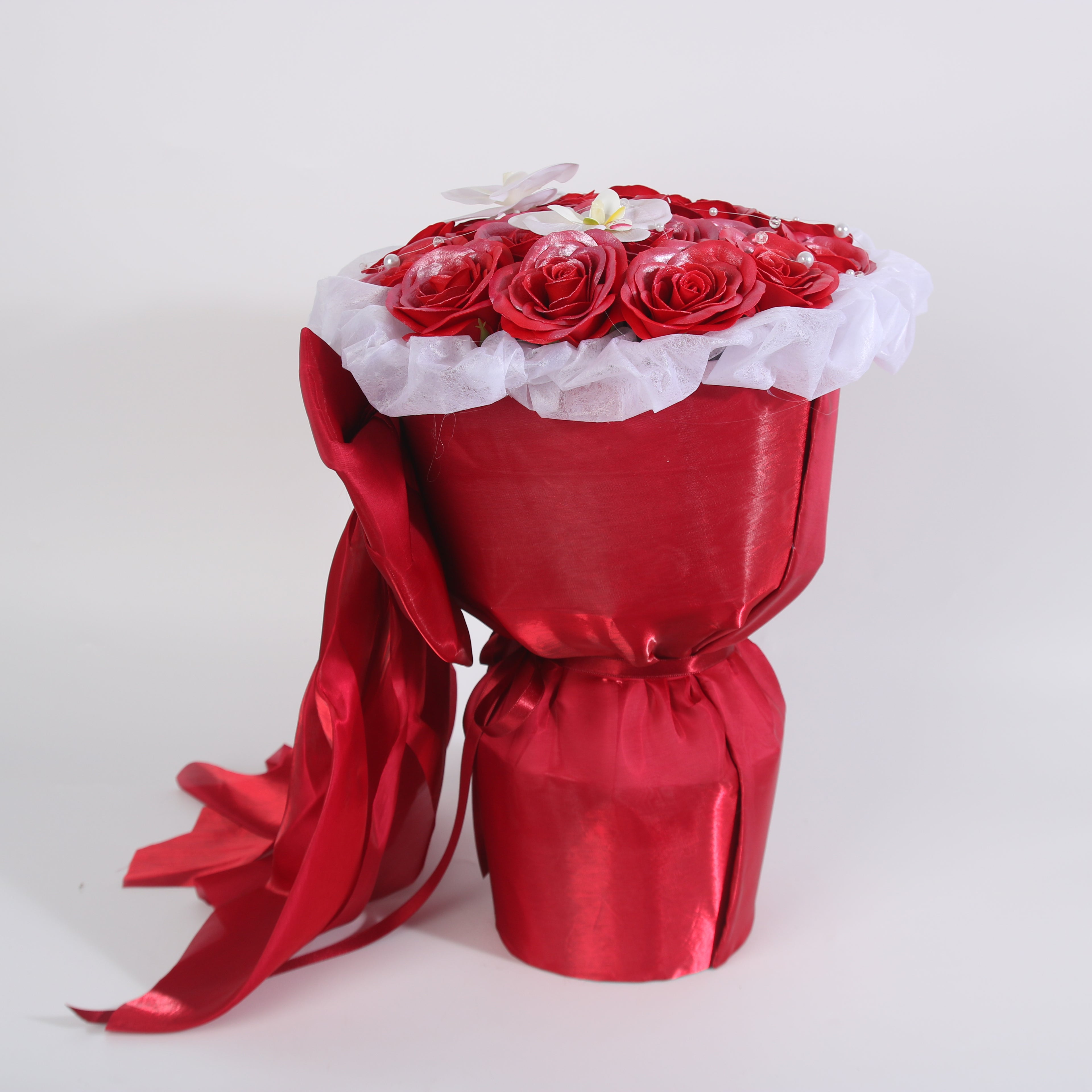 Red Rose Bow Box