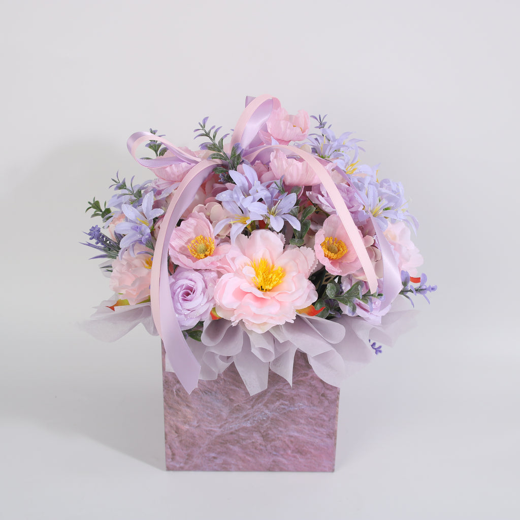 Pastel Garden Flower Gift Box