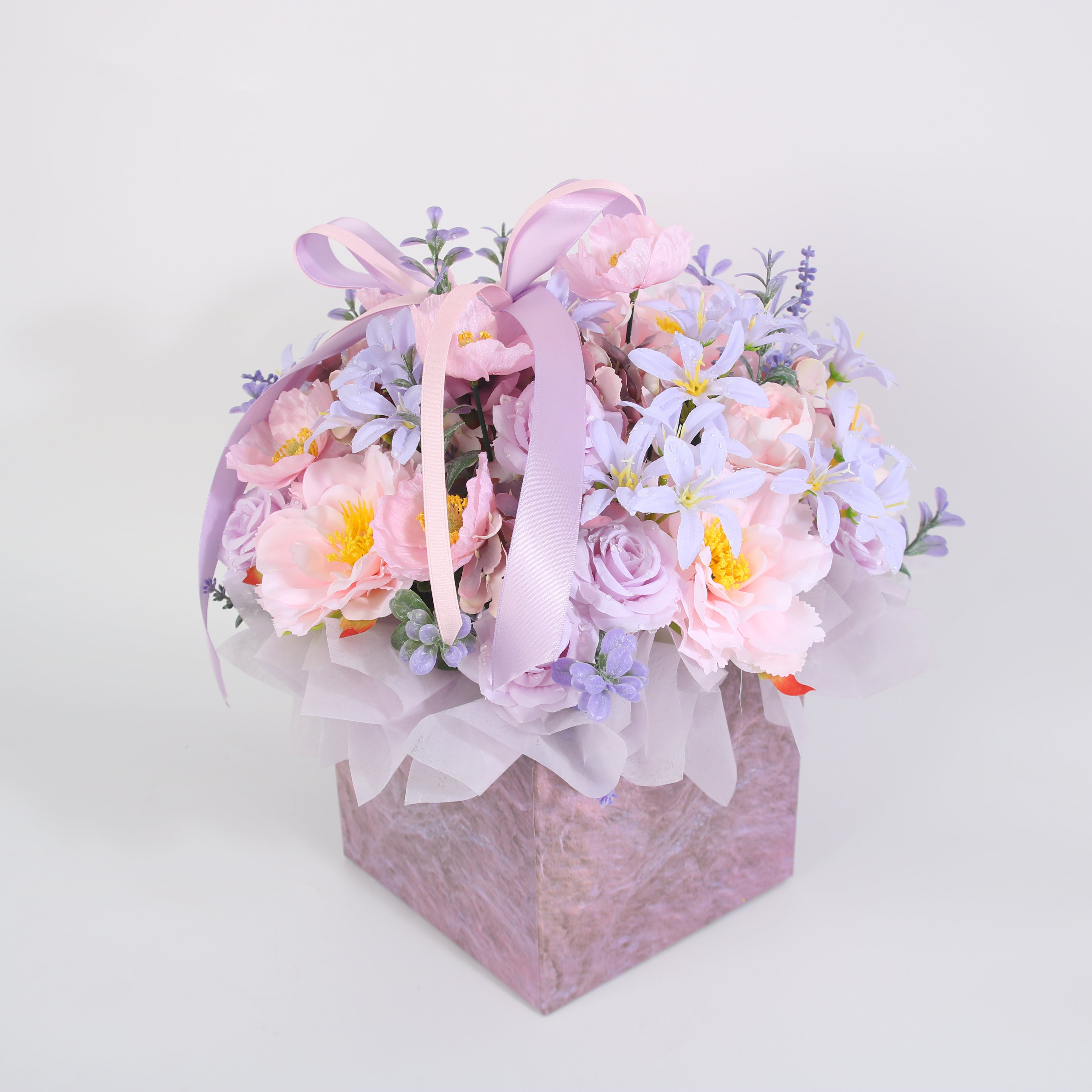 Pastel Garden Flower Gift Box