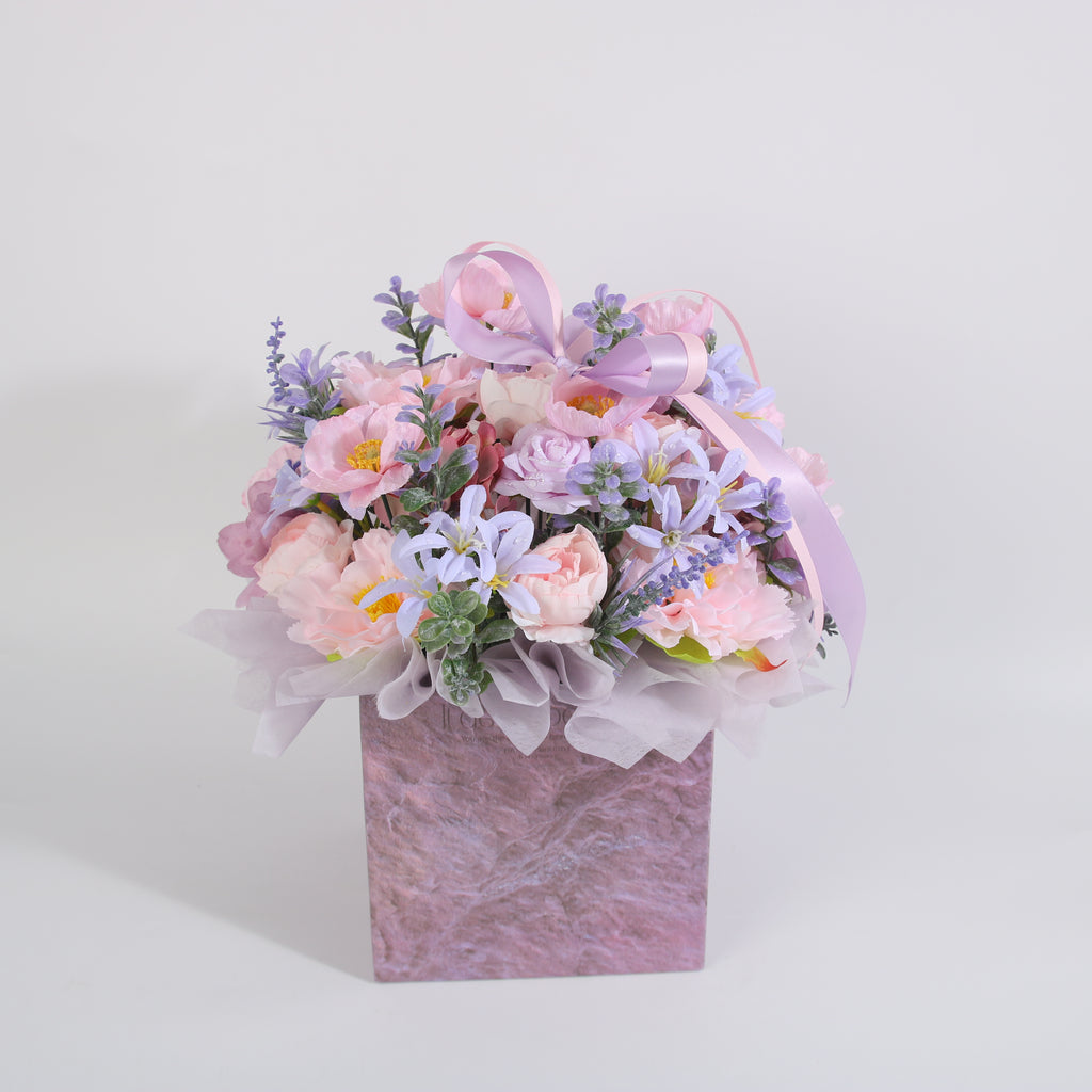 Pastel Garden Flower Gift Box