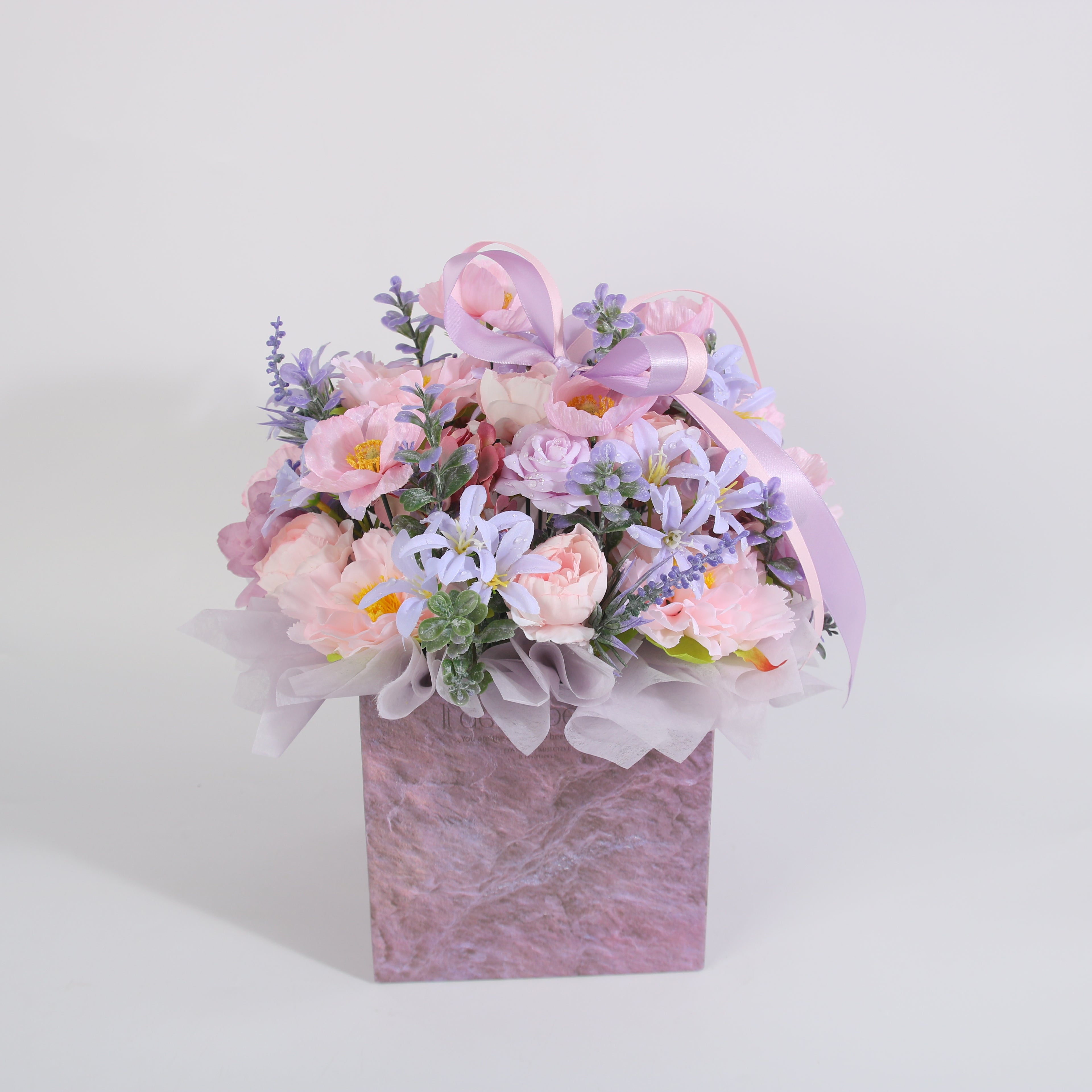 Pastel Garden Flower Gift Box