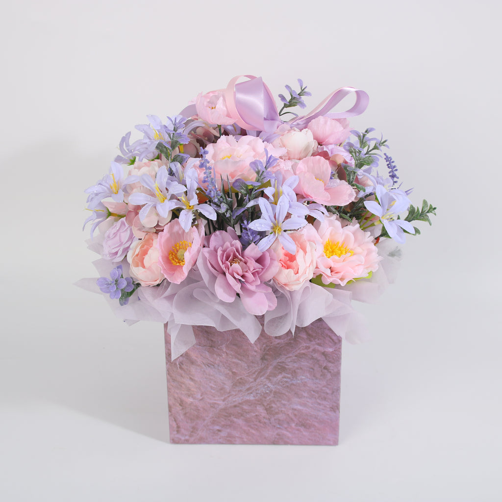 Pastel Garden Flower Gift Box