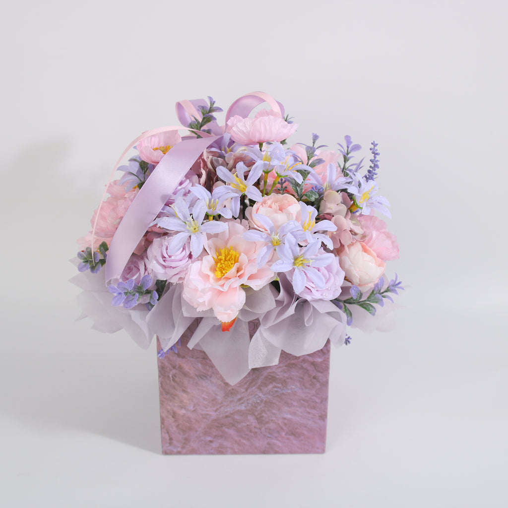 Pastel Garden Flower Gift Box