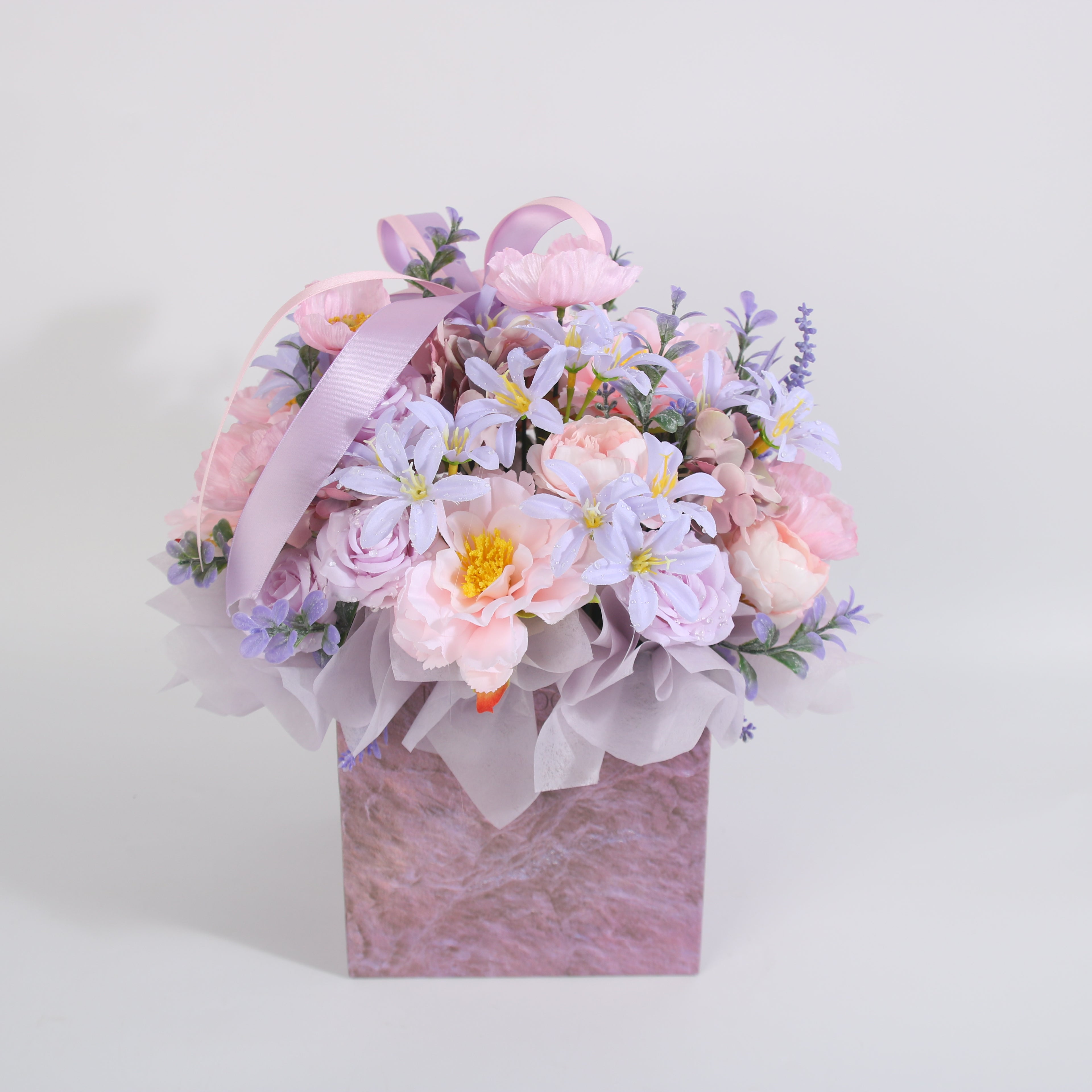 Pastel Garden Flower Gift Box