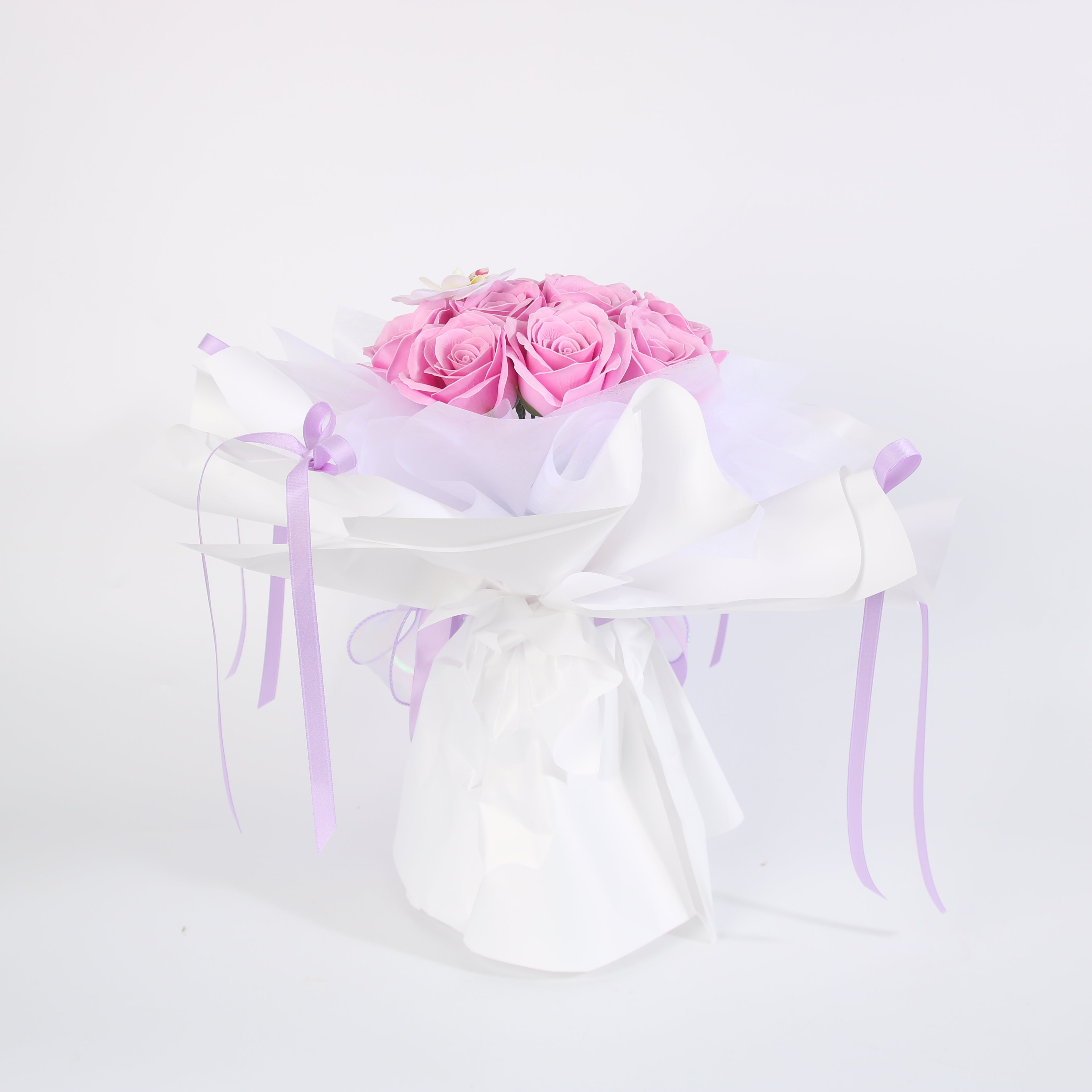 Pink Orchid Rose Bouquet