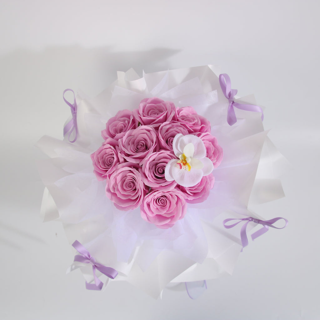 Pink Orchid Rose Bouquet