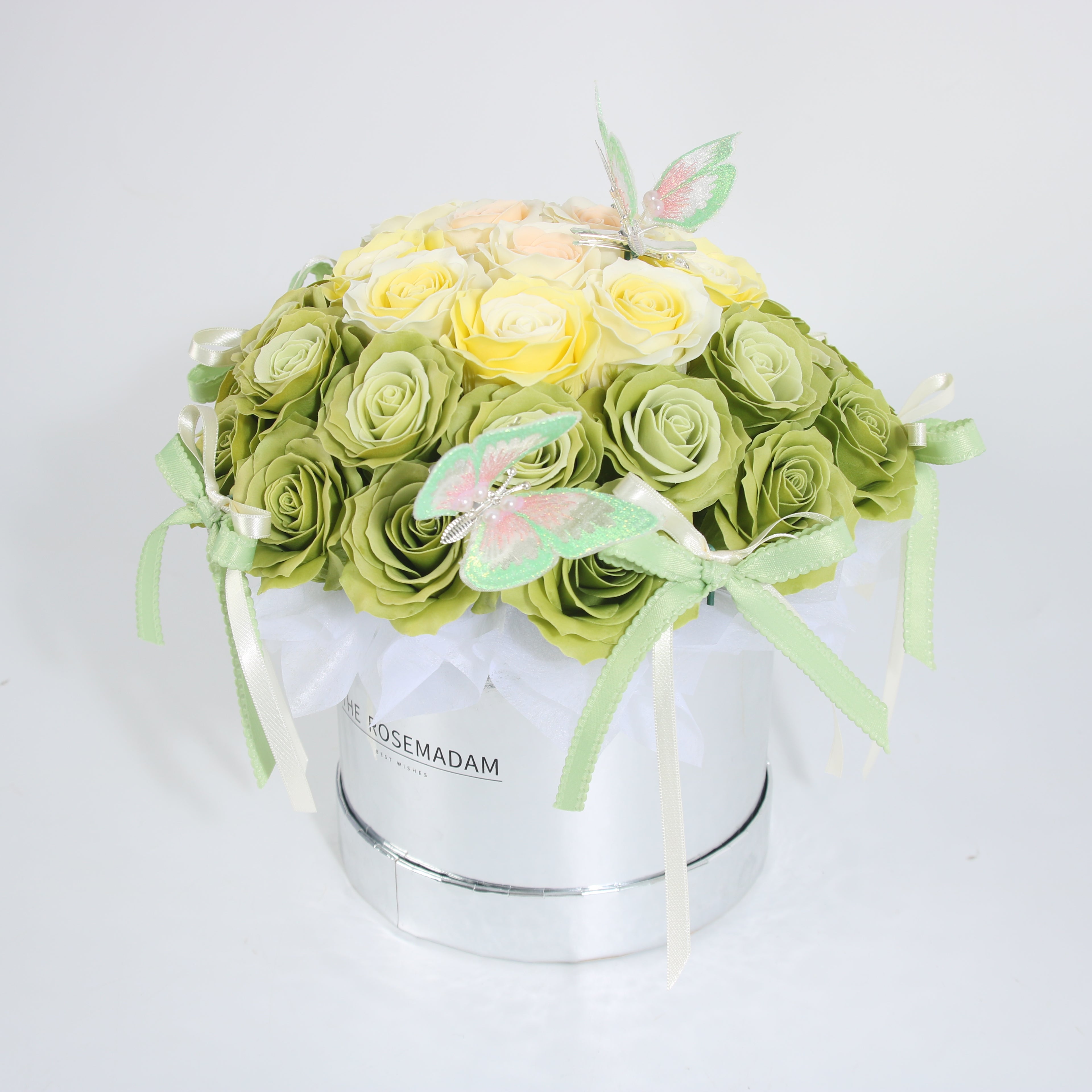 Spring Butterfly 49 Rose Box