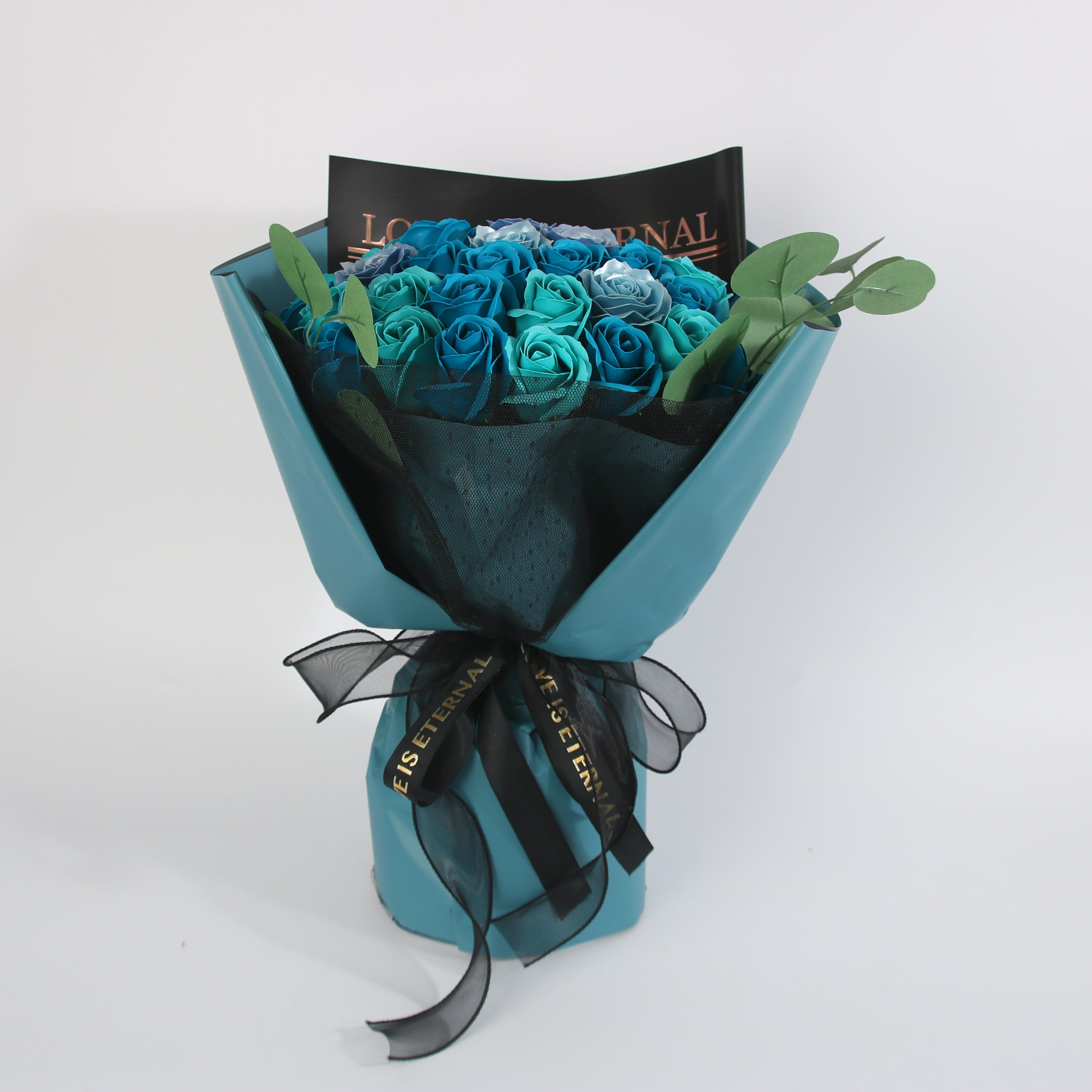 Blue Rose Bouquet 49 Roses