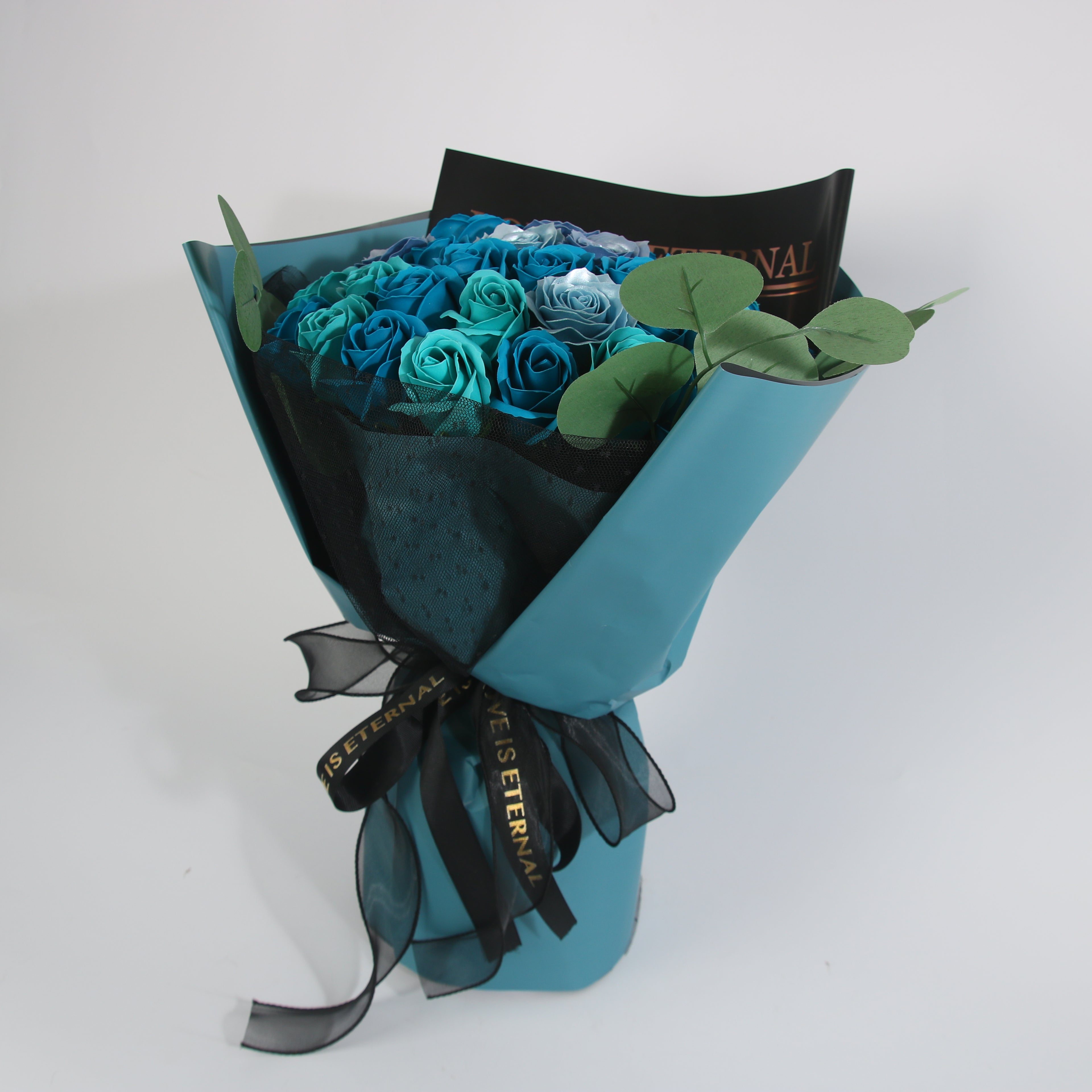 Blue Rose Bouquet 49 Roses