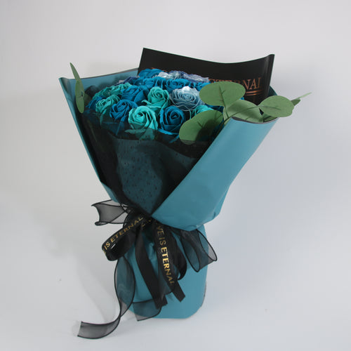 Blue Rose Bouquet 49 Roses