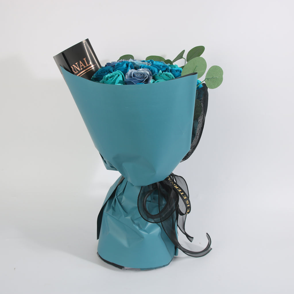 Blue Rose Bouquet 49 Roses