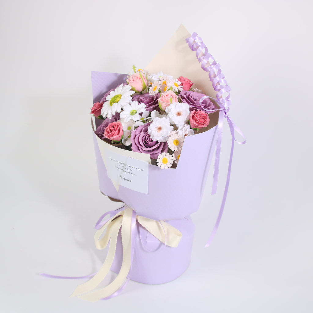 Lavender Rose & Daisy Bouquet