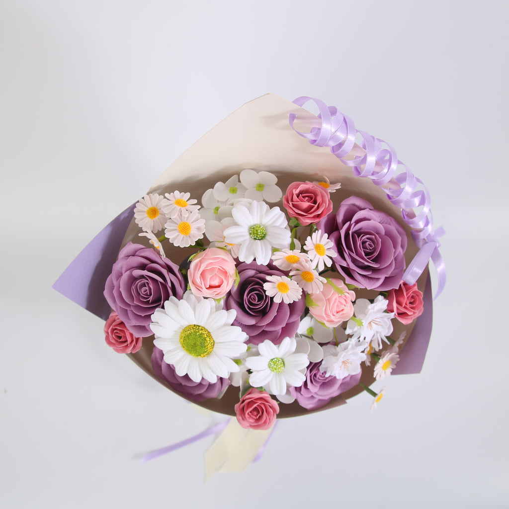 Lavender Rose & Daisy Bouquet