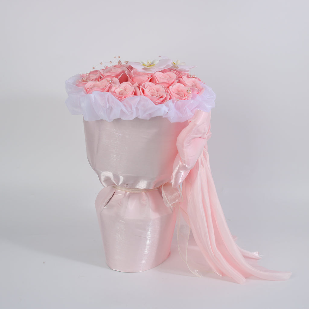 Pink Rose Bouquet Gift Box