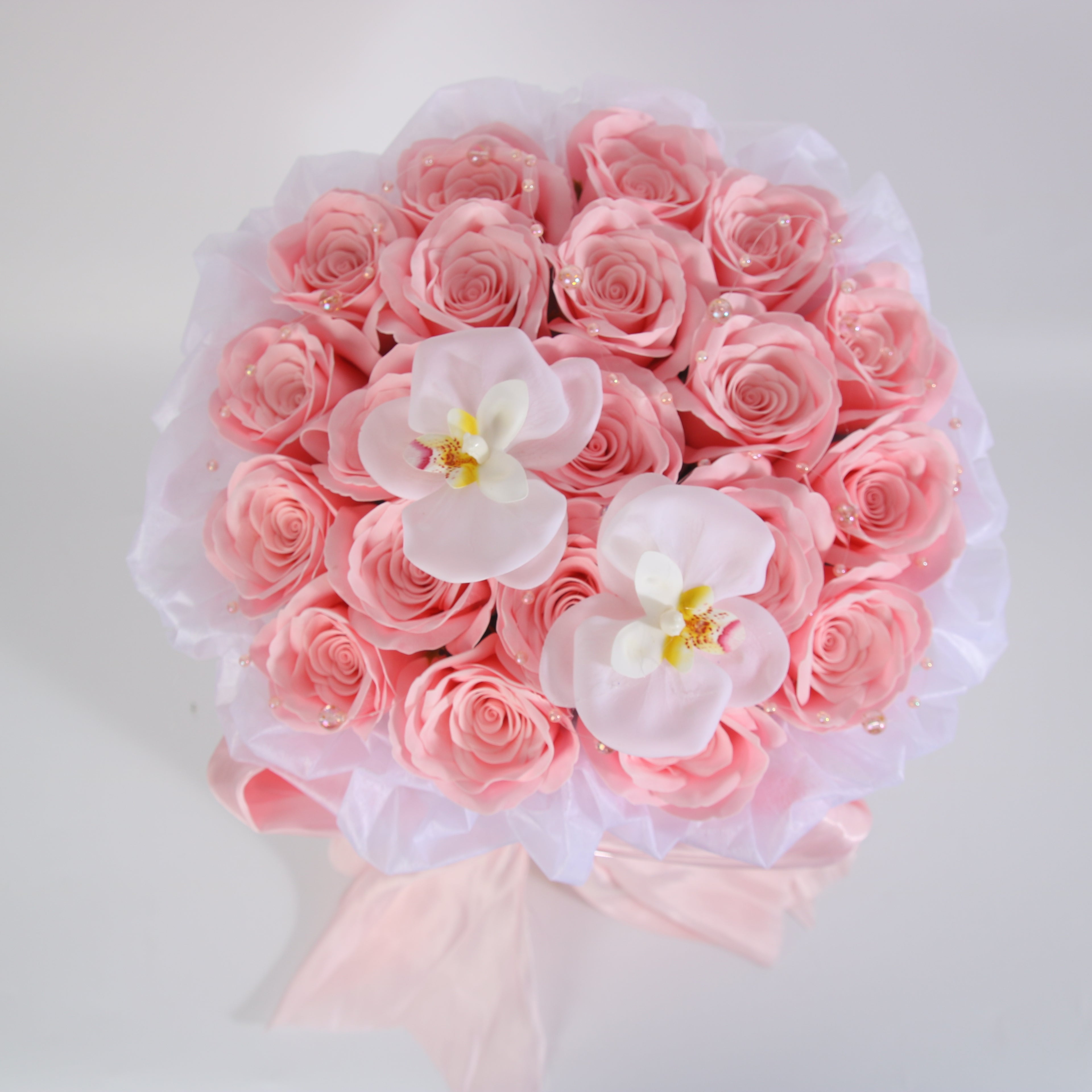 Pink Rose Bouquet Gift Box