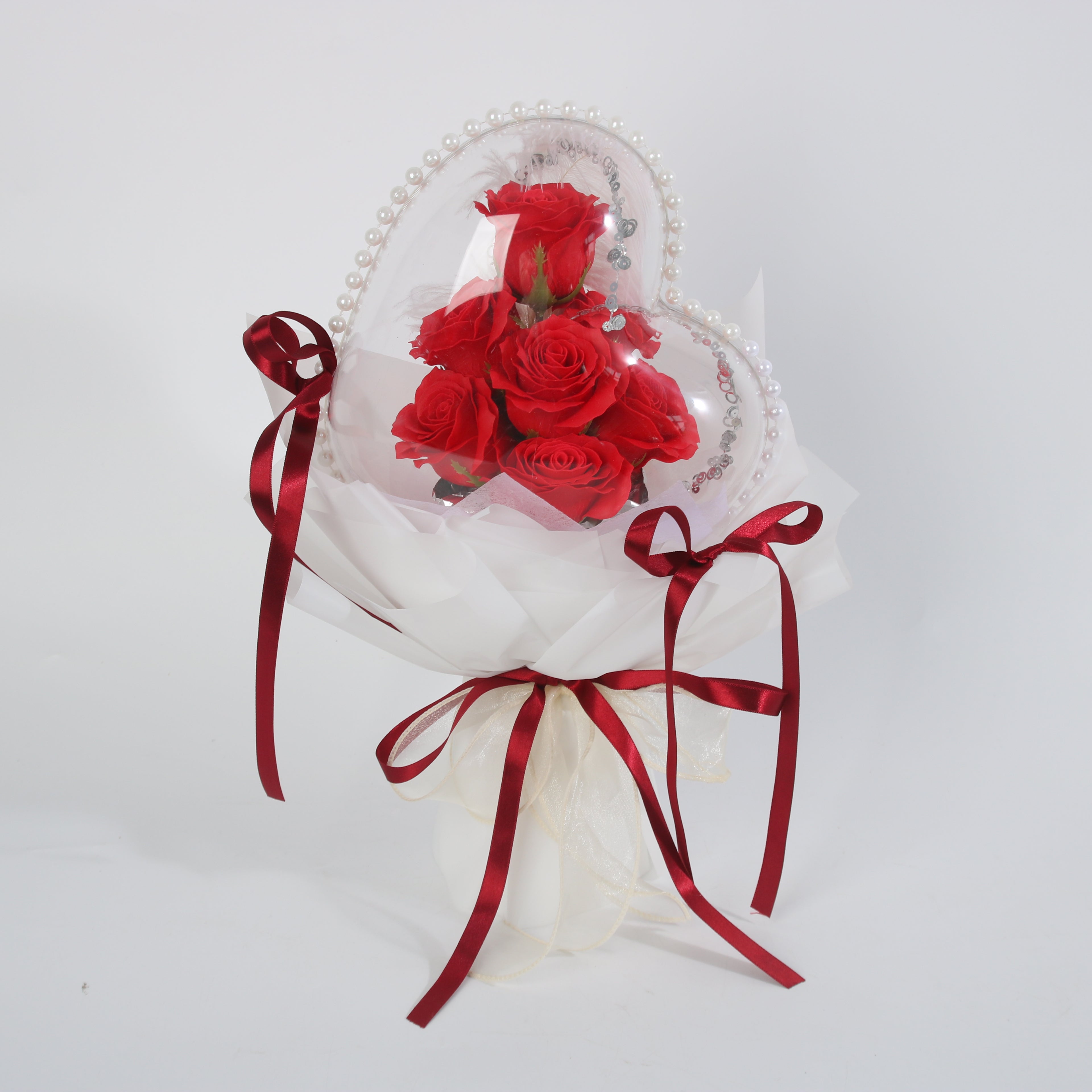 Crimson Heart Rose Bouquet