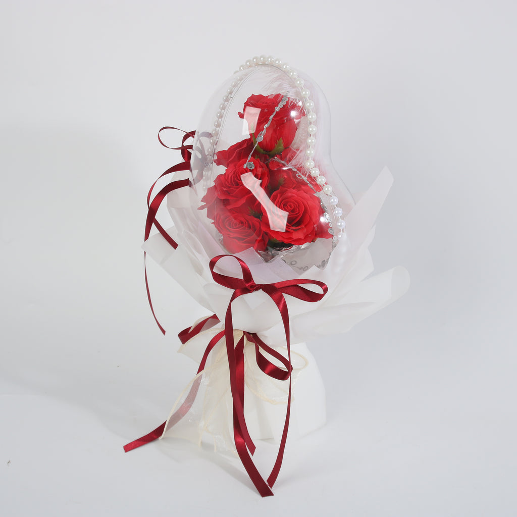 Crimson Heart Rose Bouquet
