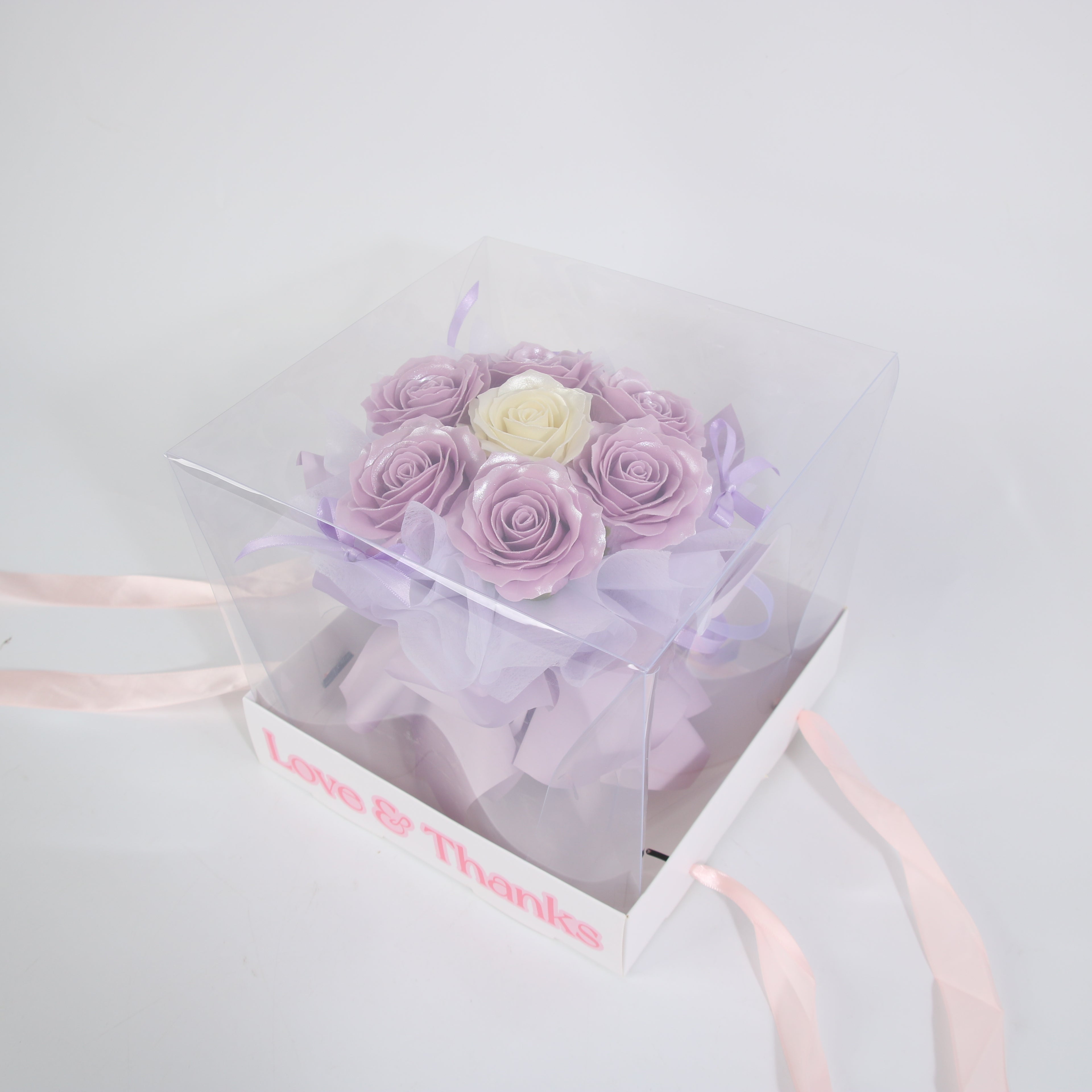Lavender Grace Rose Gift Box
