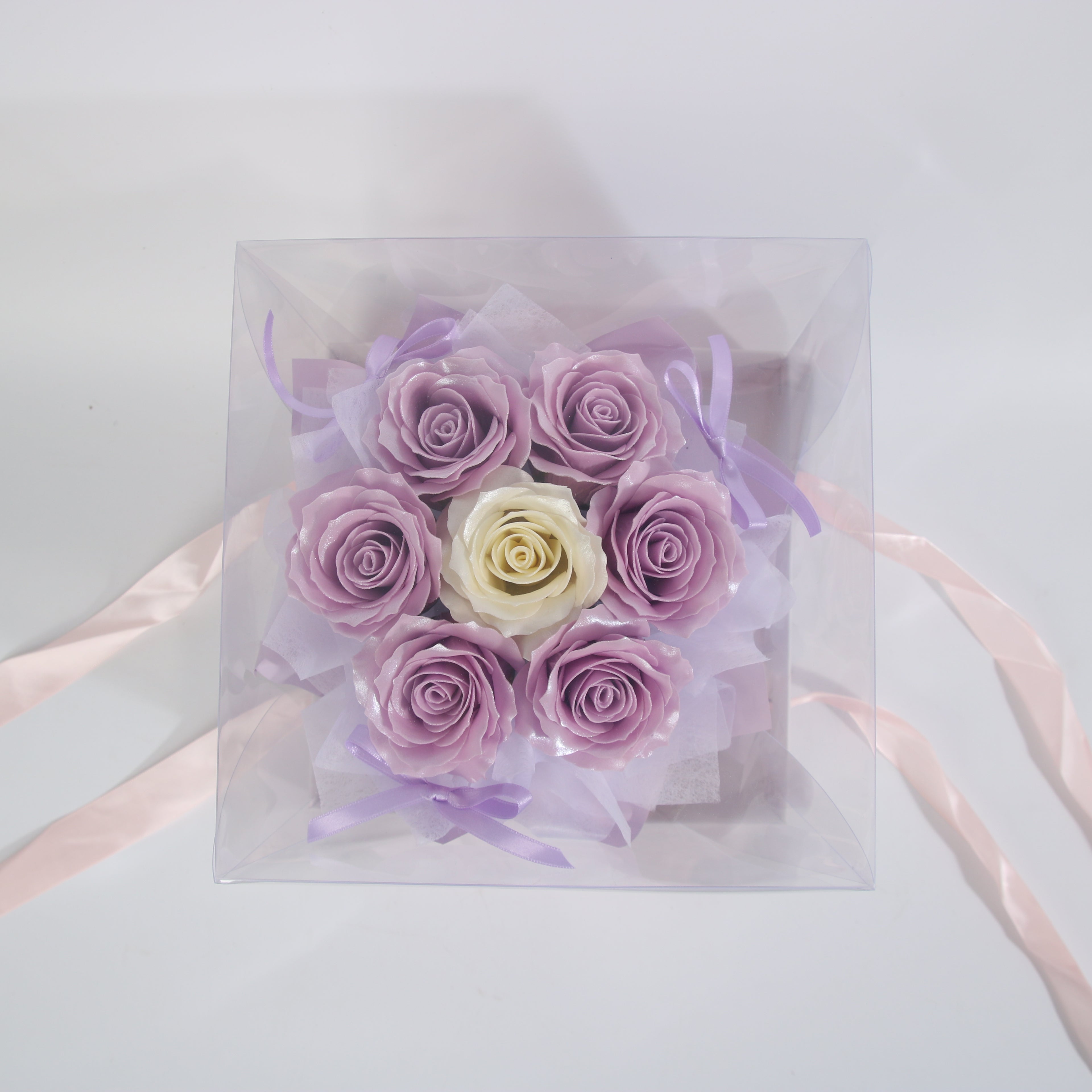 Lavender Grace Rose Gift Box