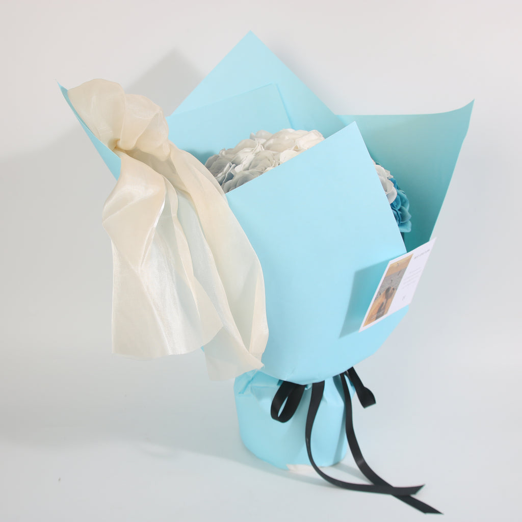 Ocean Serenity Forever Rose Bouquet