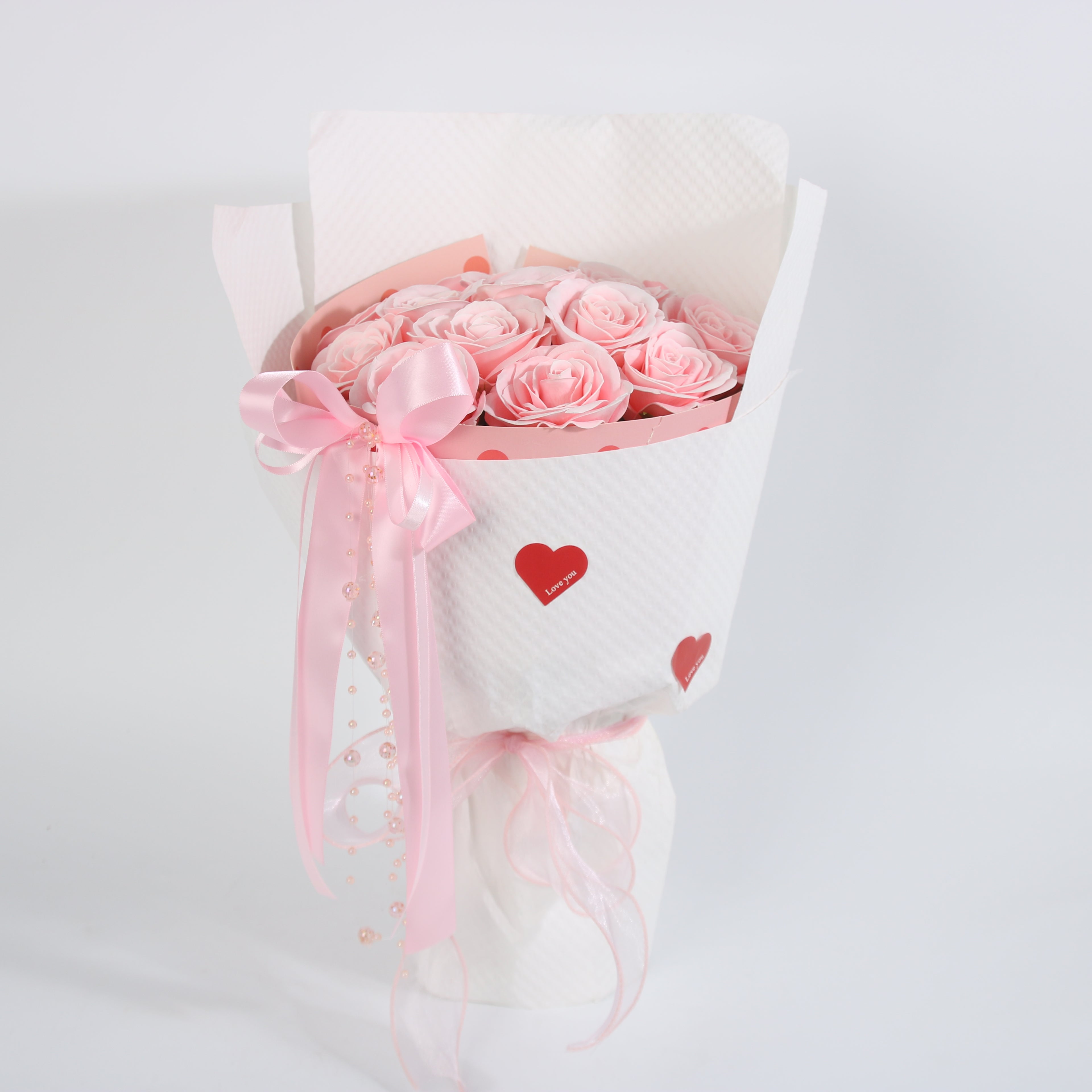 Blush Whisper – Preserved Rose Bouquet