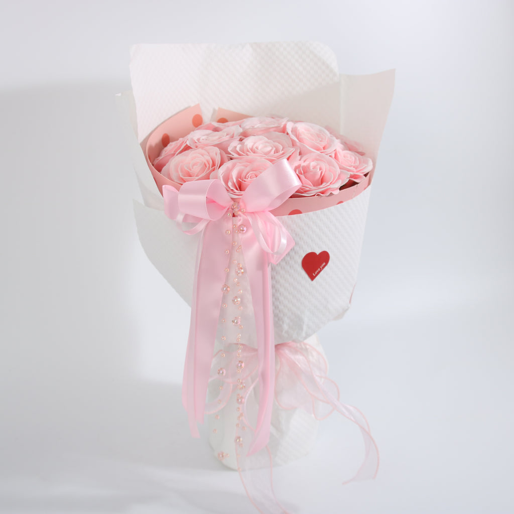 Blush Whisper – Preserved Rose Bouquet