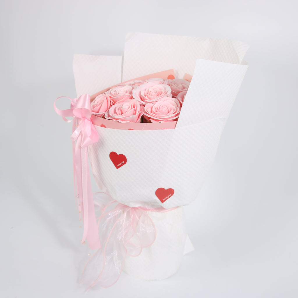 Blush Whisper – Preserved Rose Bouquet