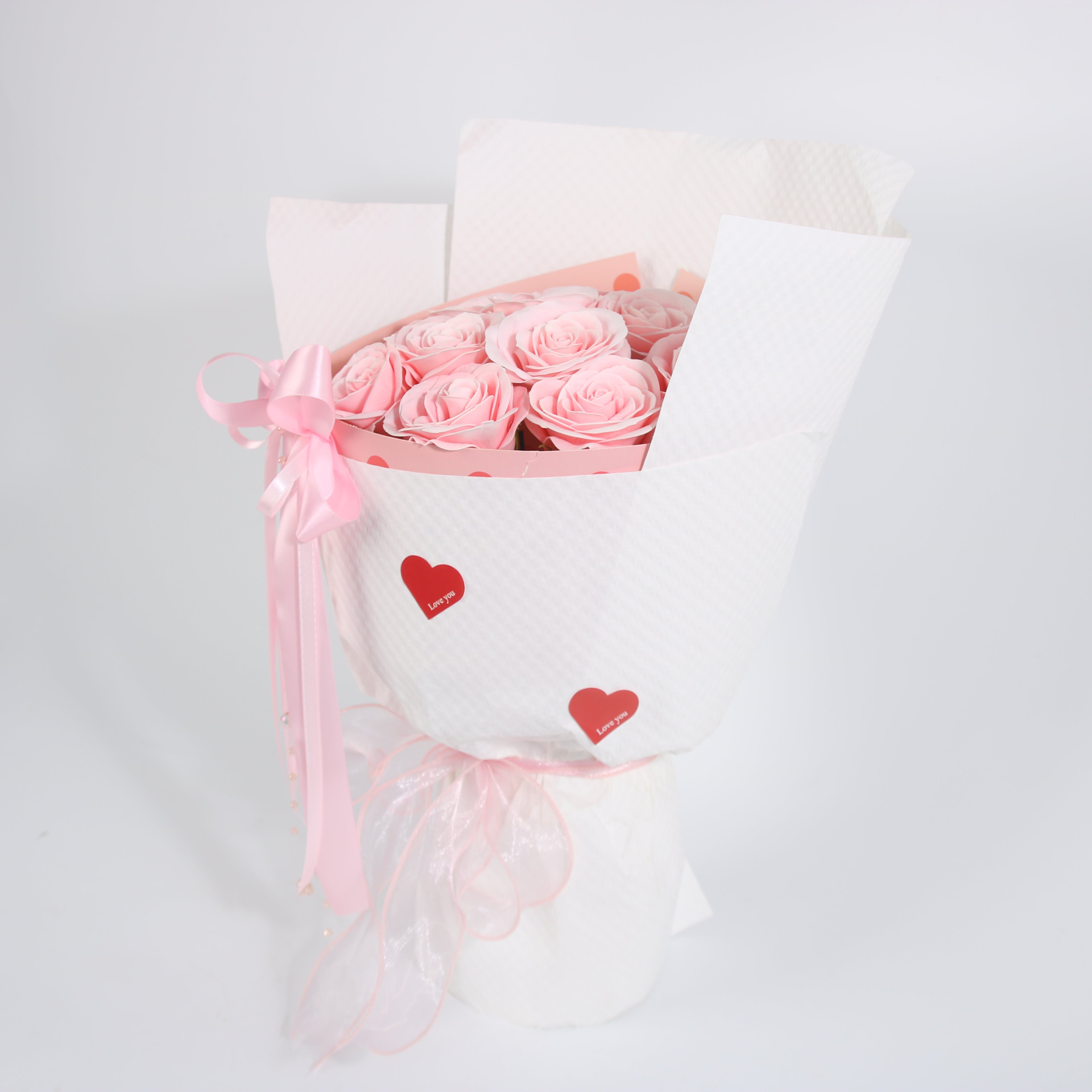 Blush Whisper – Preserved Rose Bouquet