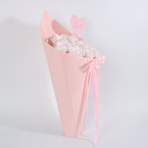 Blush Love Preserved Rose Cone Bouquet