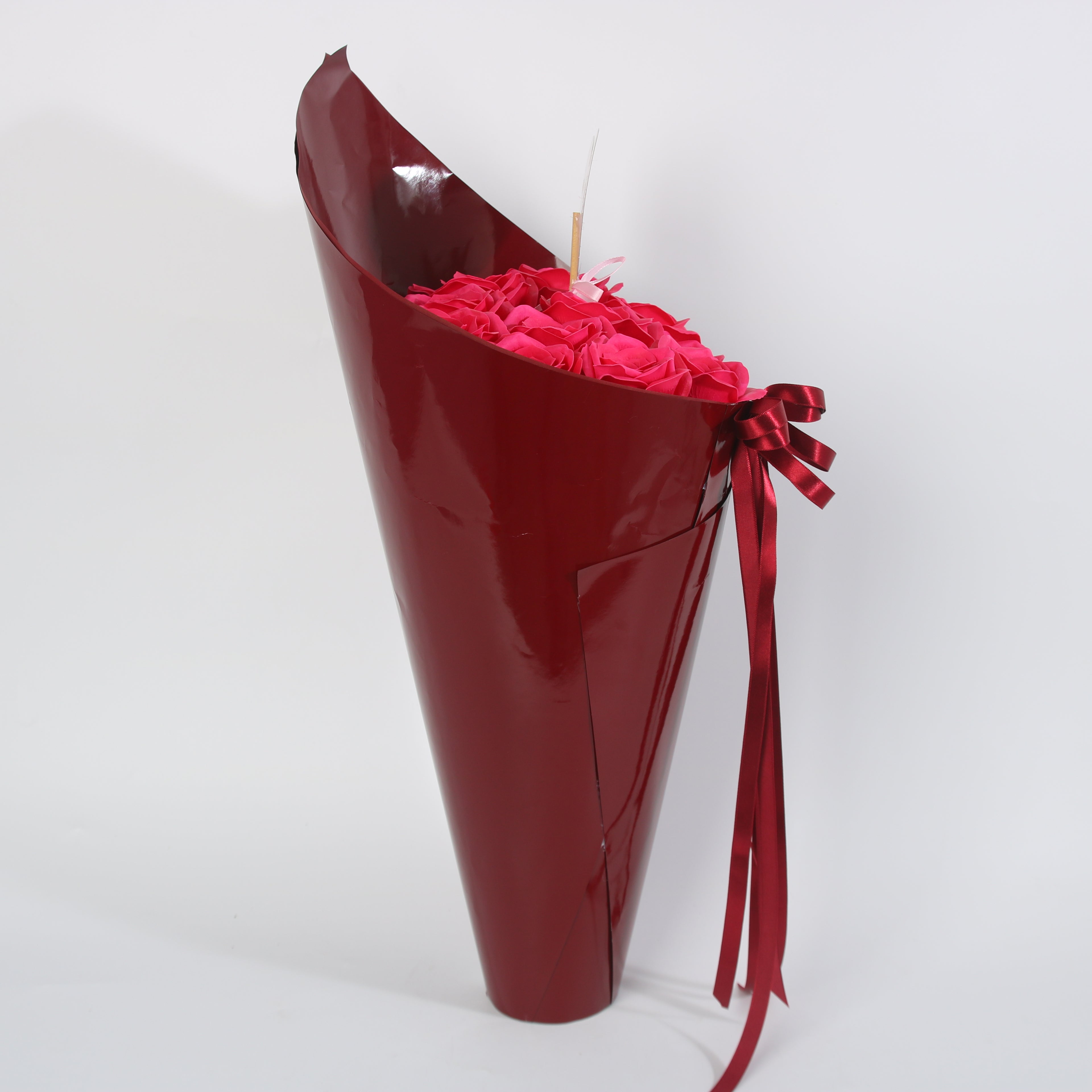 Crimson Romance Preserved Rose Bouquet