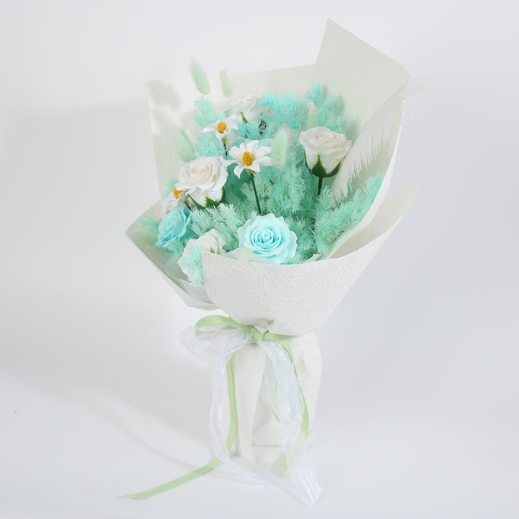 Mint Serenity Preserved Rose Bouquet